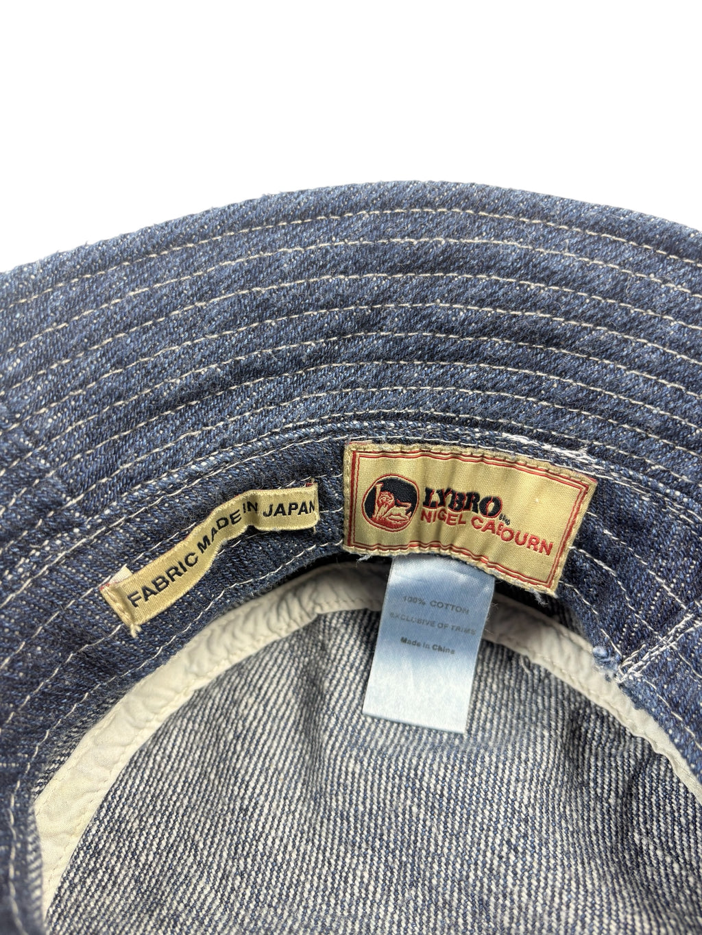 Nigel Cabourn Lybro Denim Nam Bucket Hat