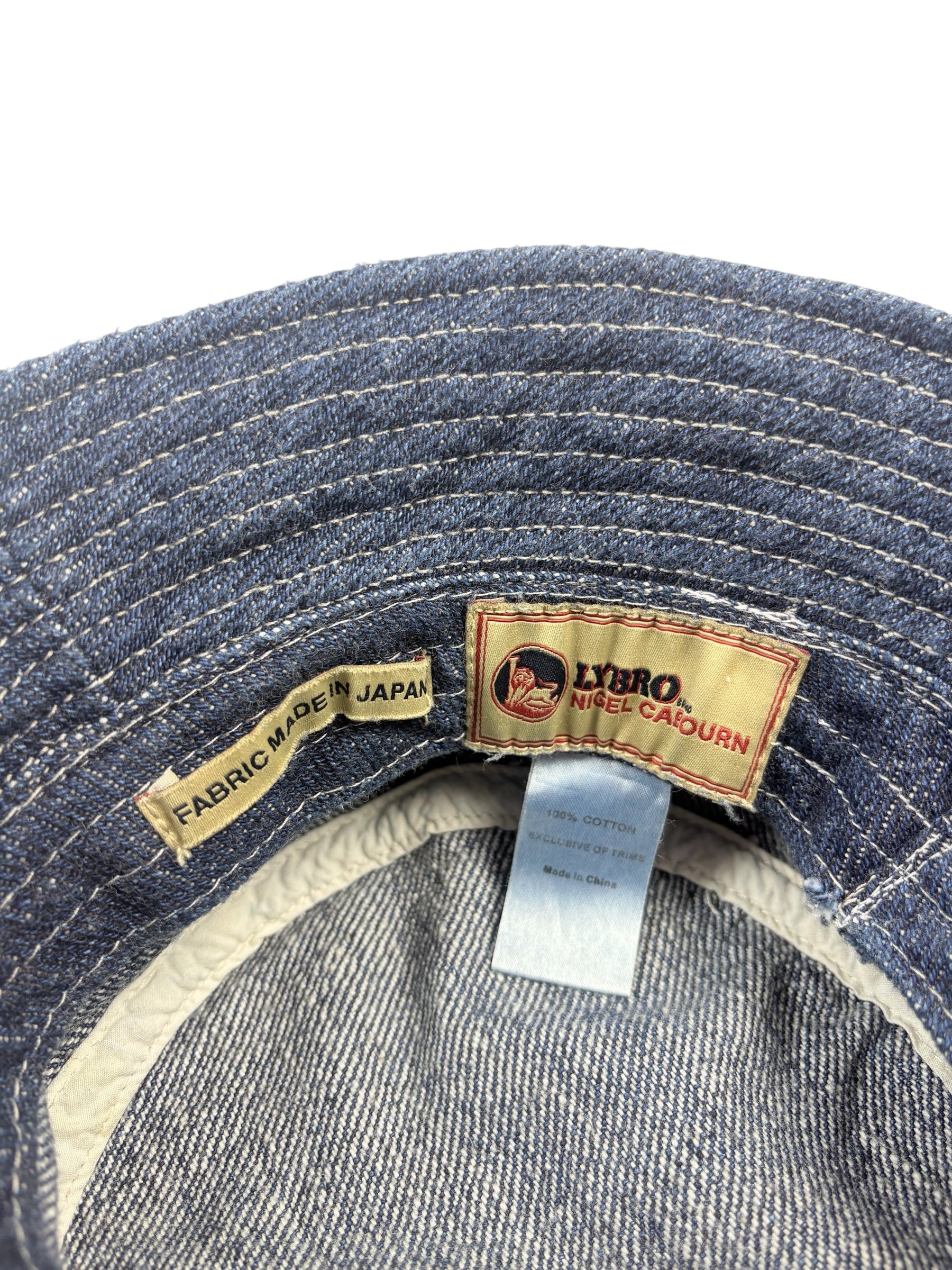 Nigel Cabourn Lybro Denim Nam Bucket Hat