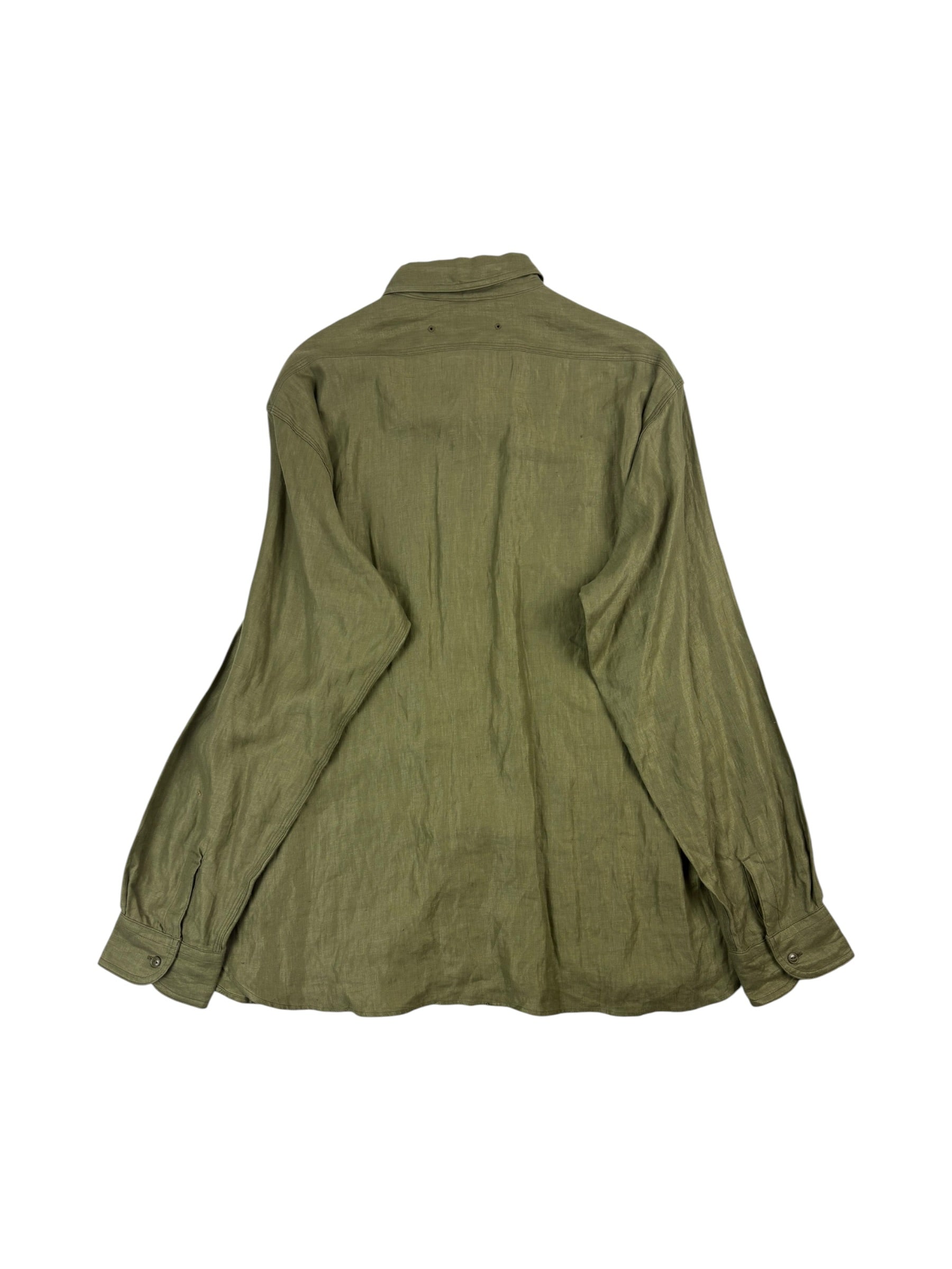 Nigel Cabourn Mainline Linen Military Shirt