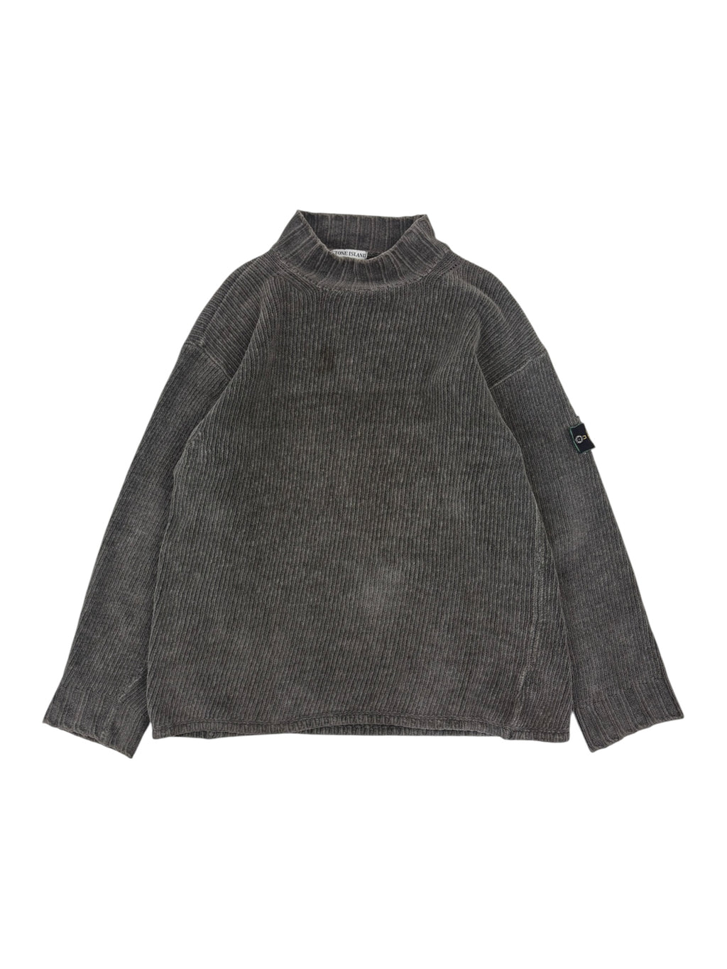 Stone Island AW98 Chenille Mock Neck Sweater