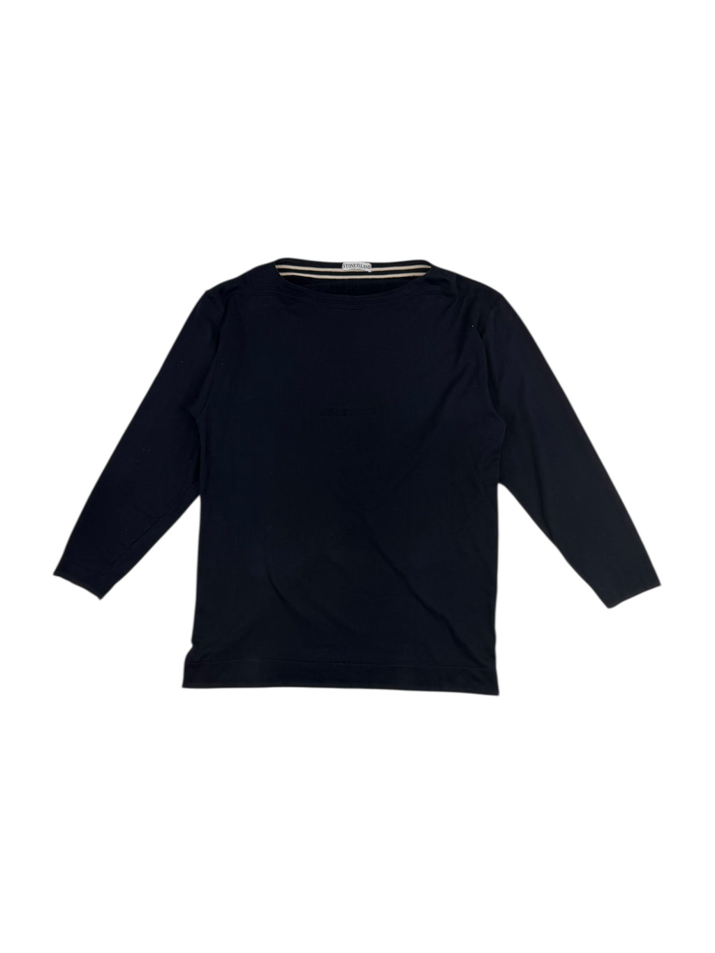 Stone Island SS89 Boat Neck Spell Out Sweater