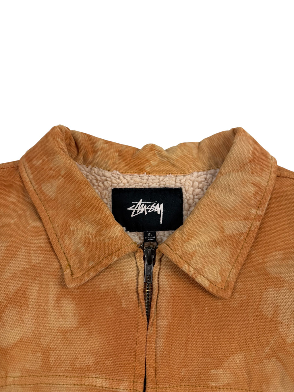 Stussy Shearling Dyed Trucker Jacket