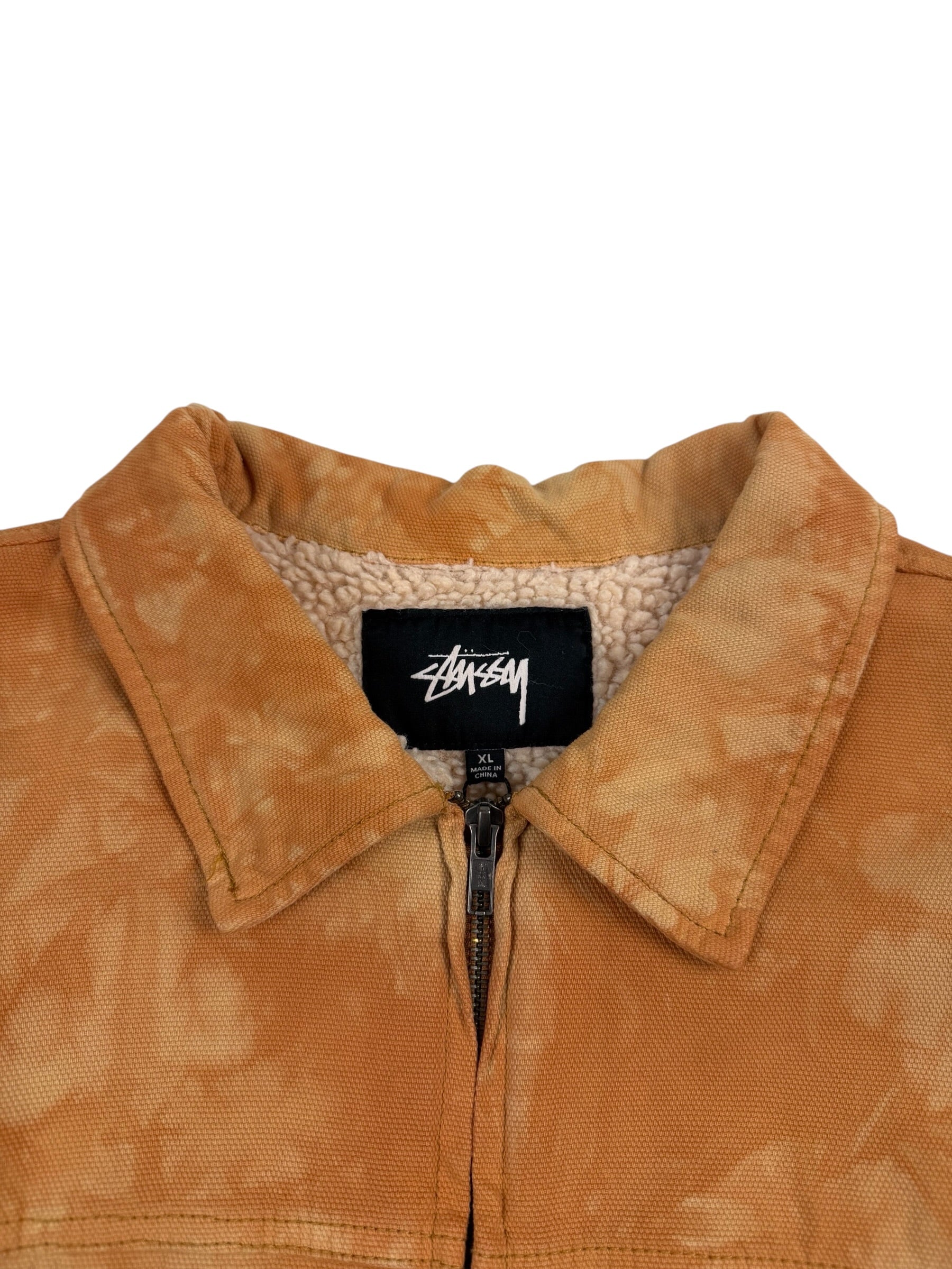 Stussy Shearling Dyed Trucker Jacket