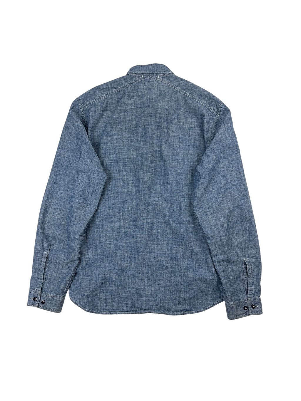 C.P. Company Logo-Print Chambray Shirt
