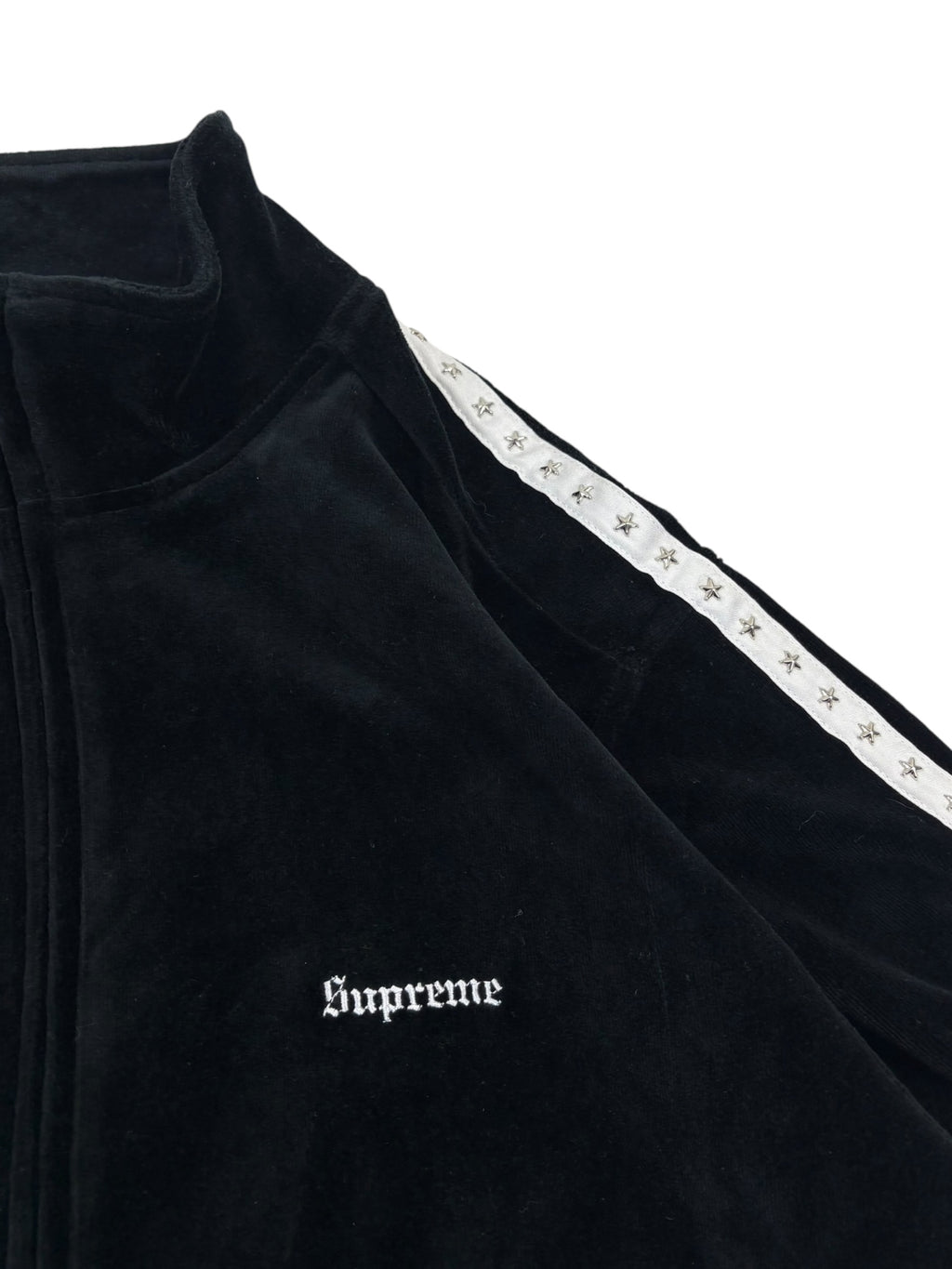 Supreme Studded Velour Track Jacket
