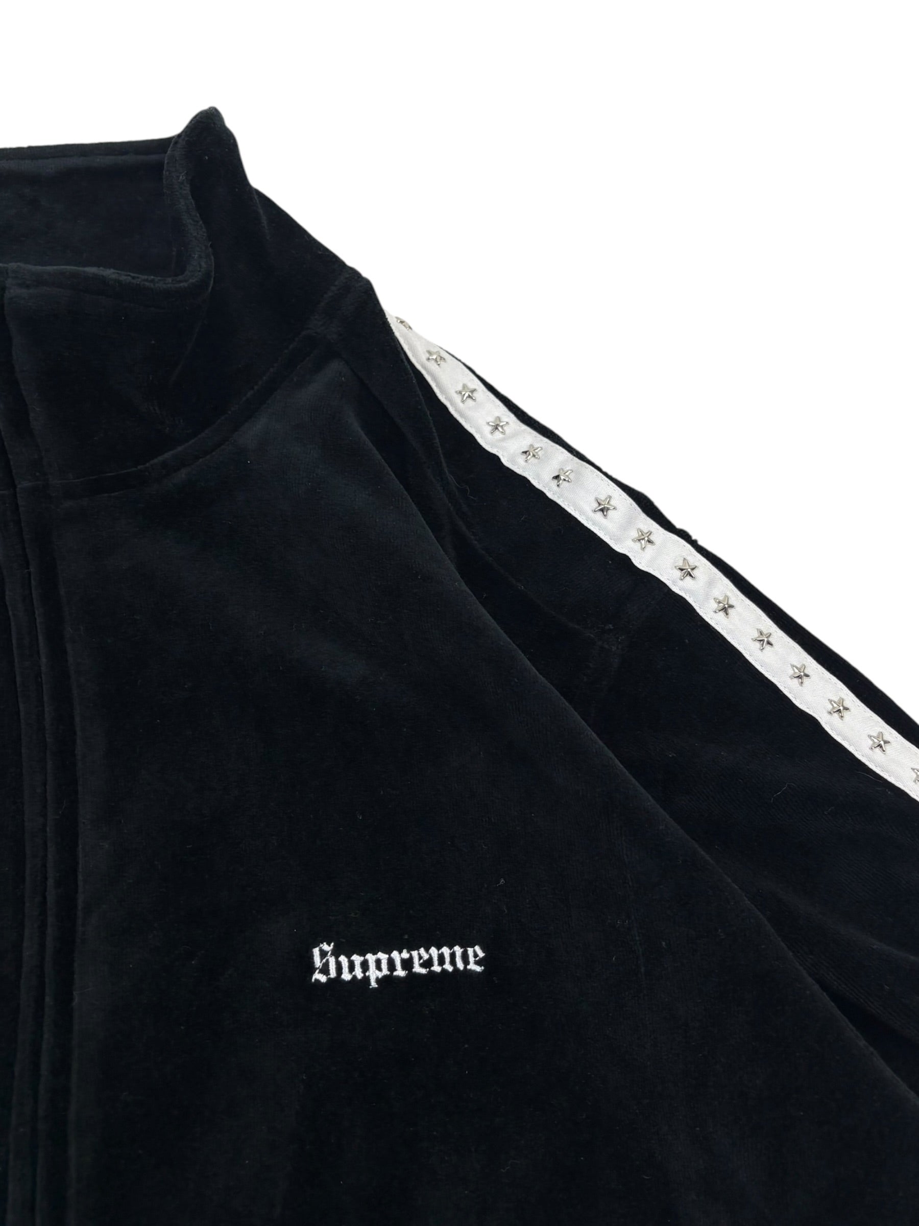 Supreme Studded Velour Track Jacket