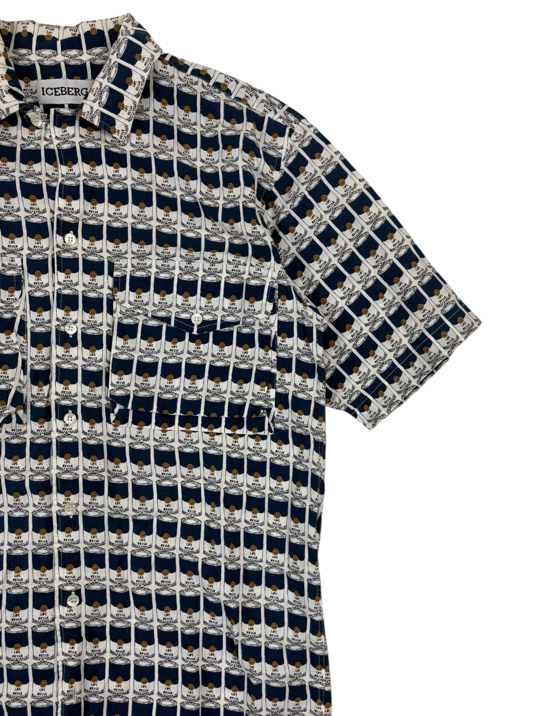 Iceberg 90s Pop Art Campbell Soup Shirt