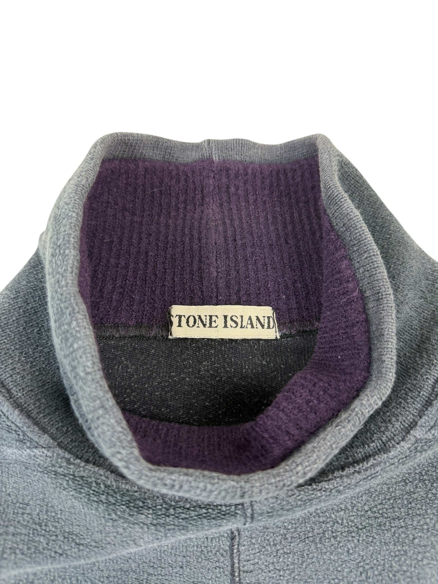 Stone Island 80s Fleece Mock Neck Sweater