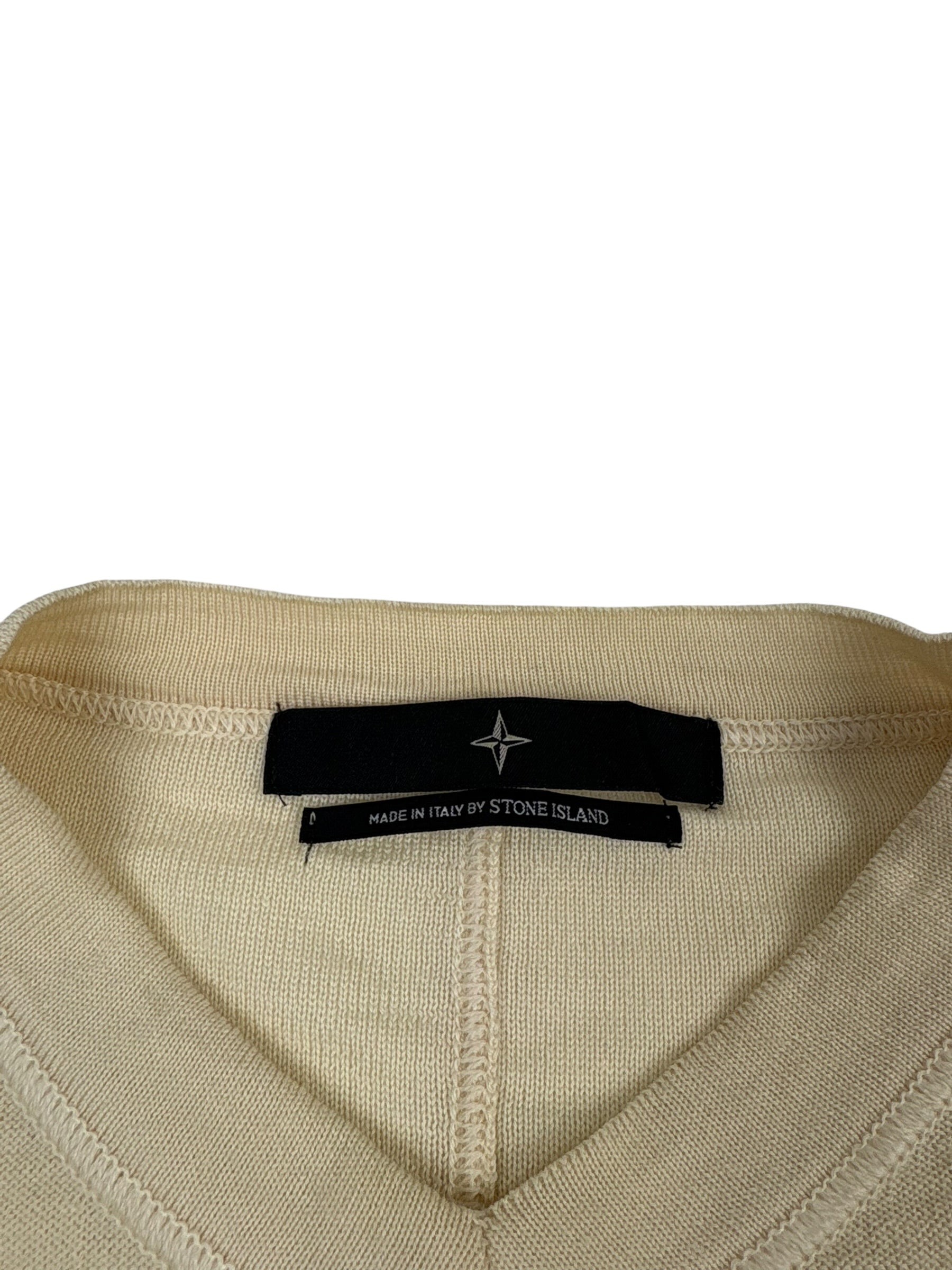 Stone Island Denims AW04 Cream Wool Sweater