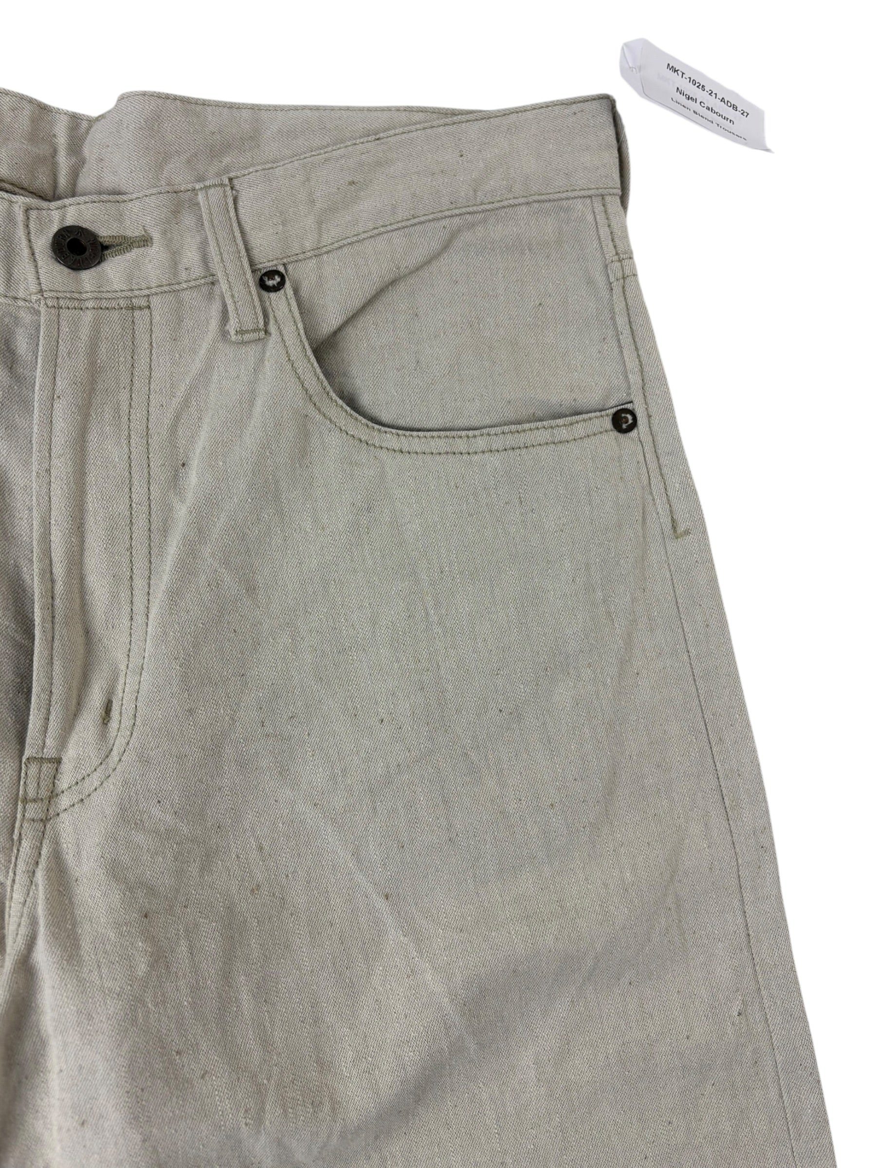 Nigel Cabourn Mainline Linen Trousers