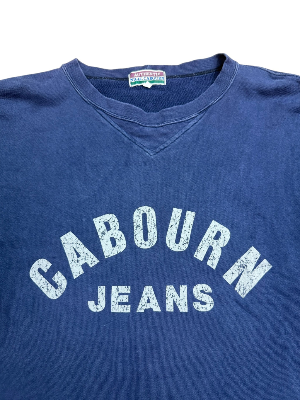 Nigel Cabourn 90s Jeans Spell-Out Sweater