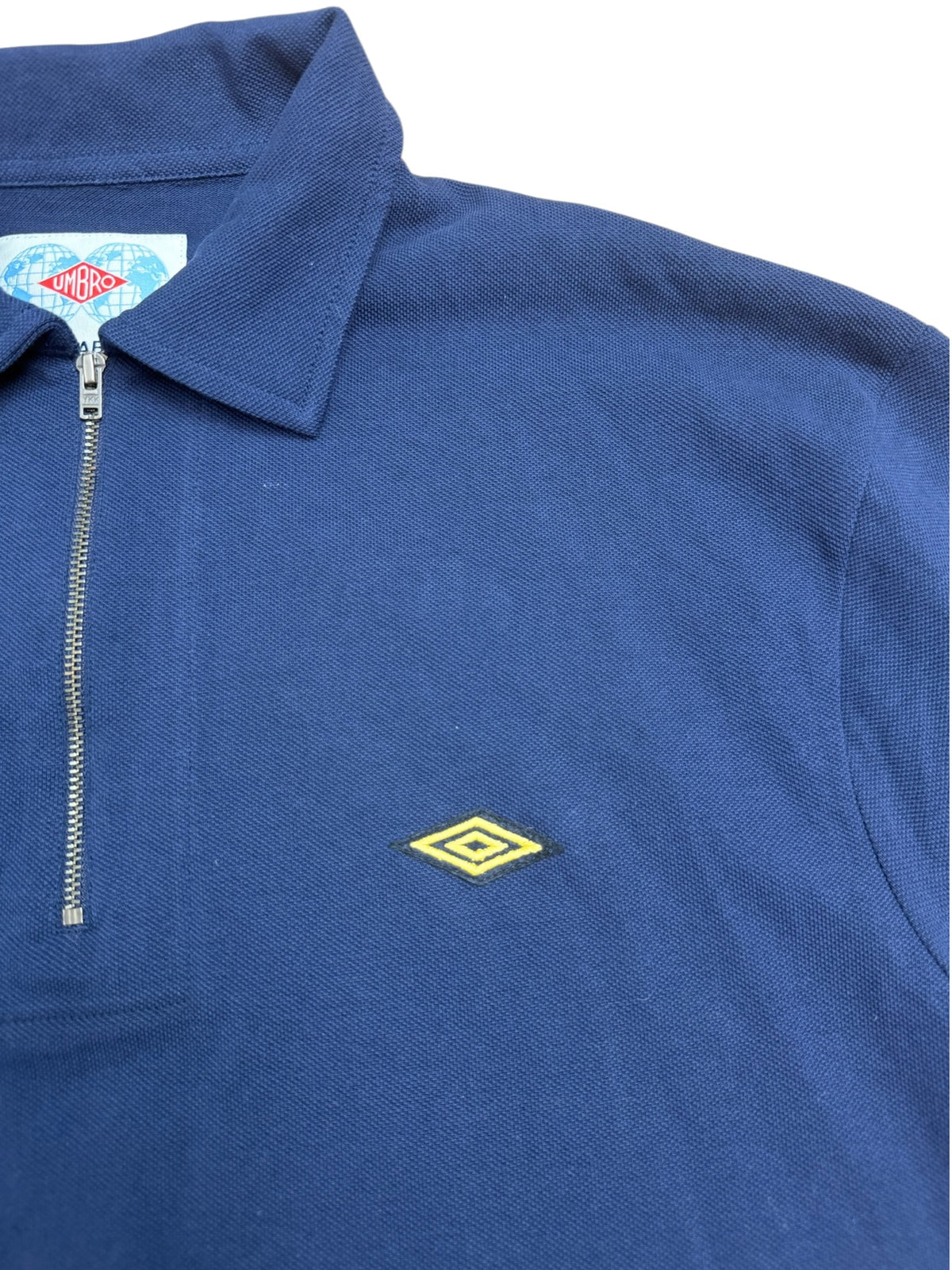 Nigel Cabourn x Umbro Half Zip Polo Shirt
