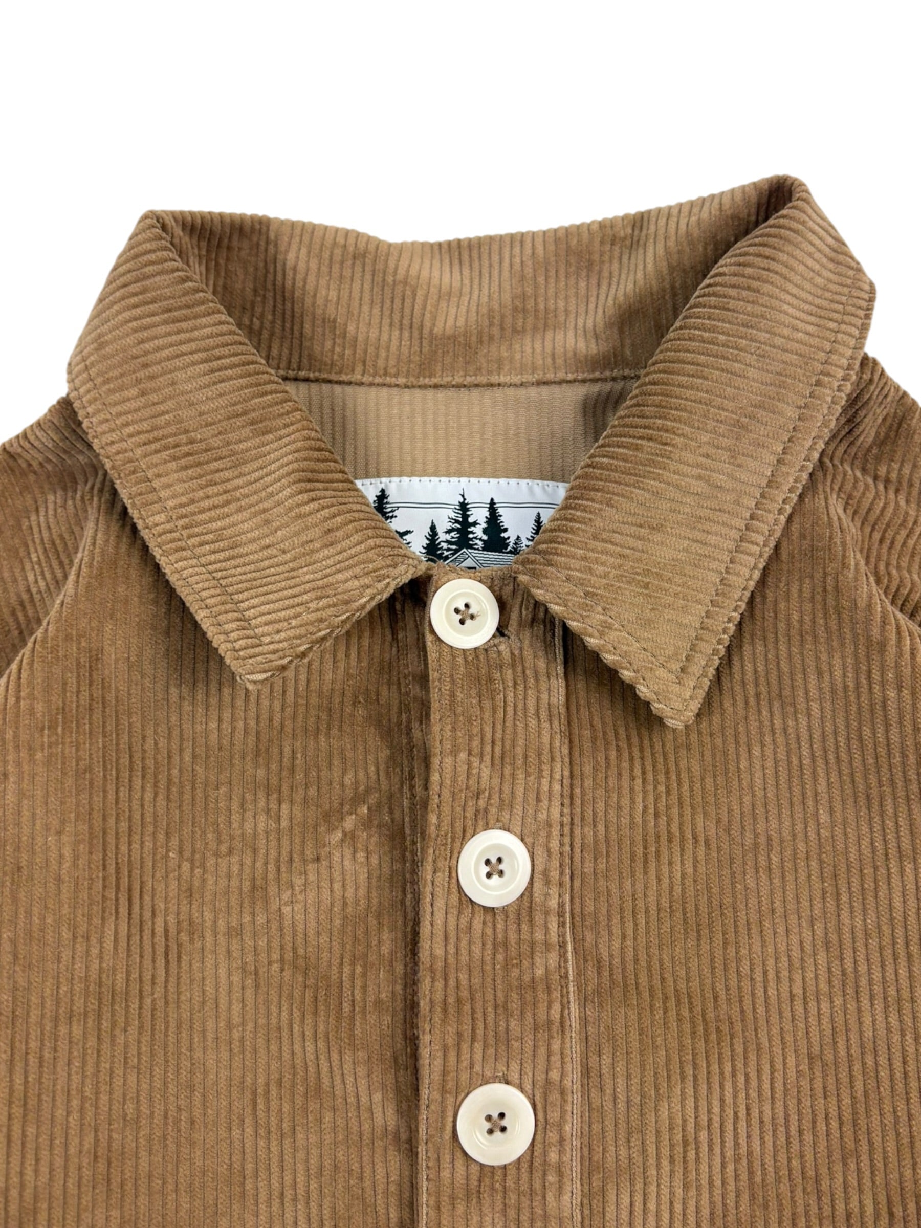 Cafe Mountain Corduroy Leisure Popover Shirt