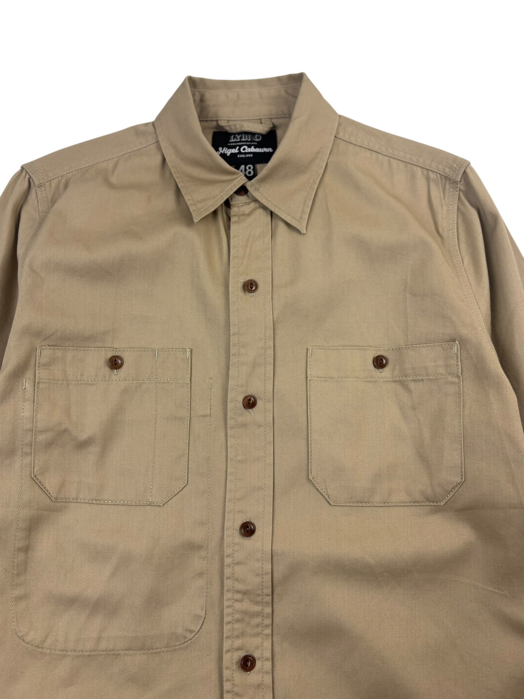 Nigel Cabourn Lybro Beige Joe’s Shirt
