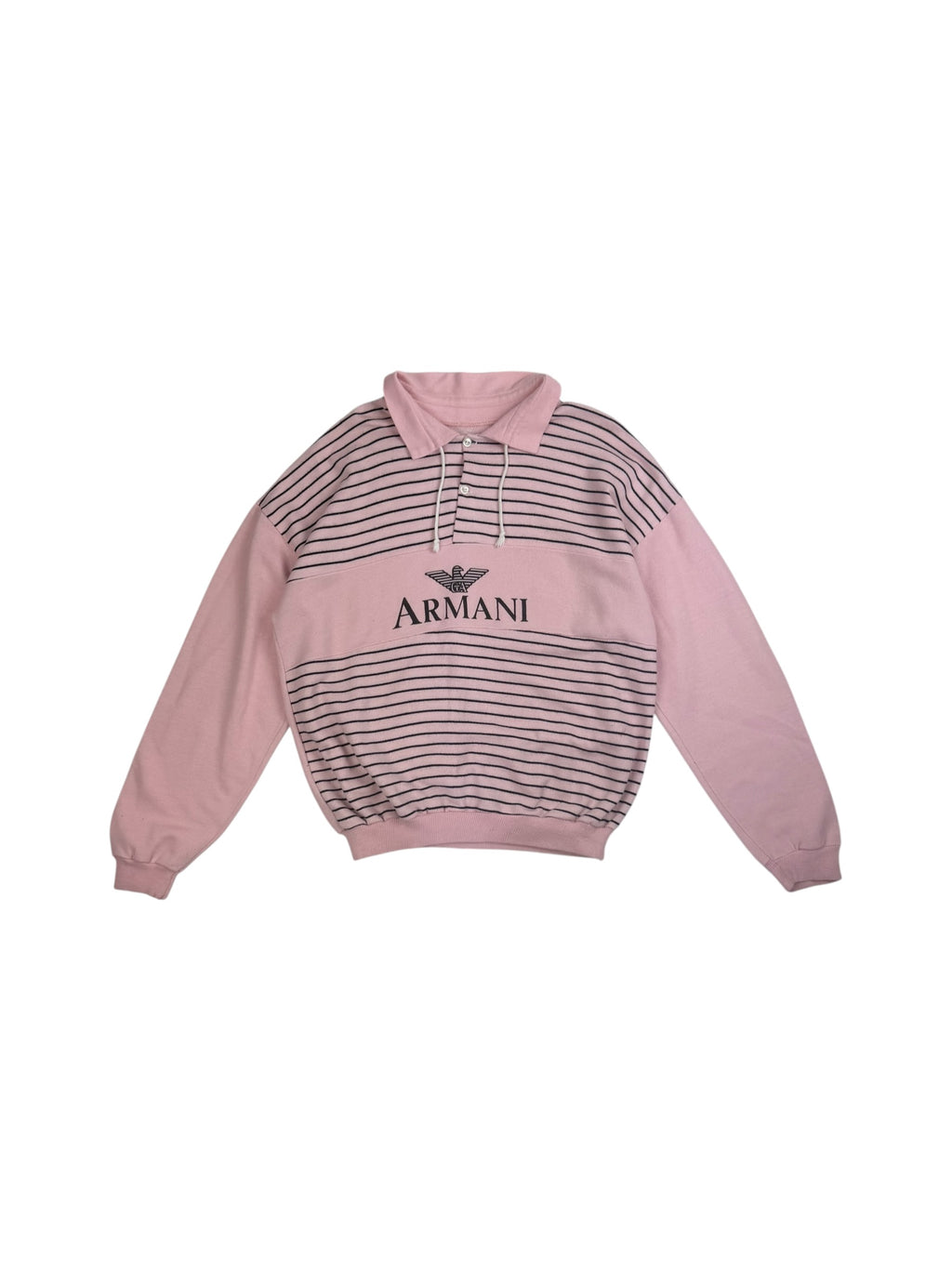 Giorgio Armani 80s Striped POH Sweatshirt