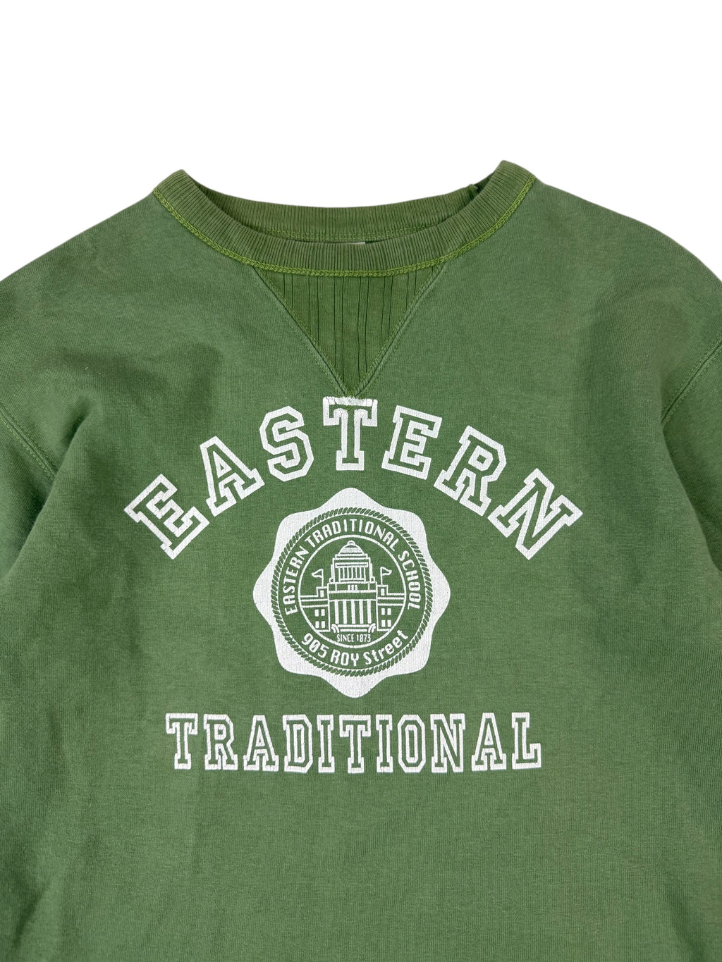 The Flat Head Eastern Traditional Double V Vintage Sweatshirt
