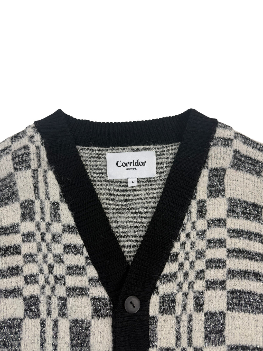 Corridor New York Optic Alpaca Cardigan