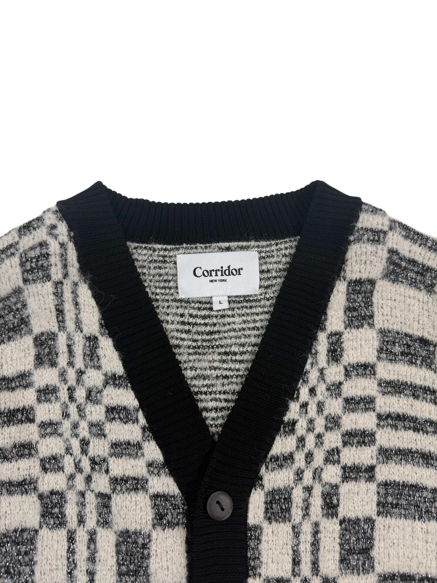 Corridor New York Optic Alpaca Cardigan