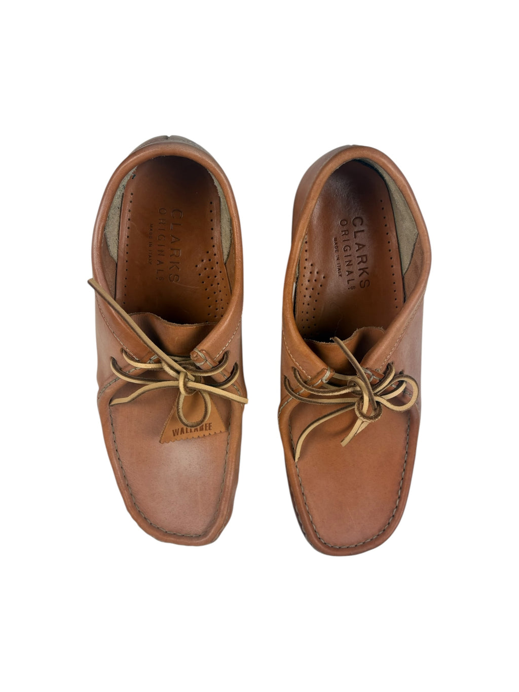 Clark’s Natural Veg Leather Tan Wallabee’s