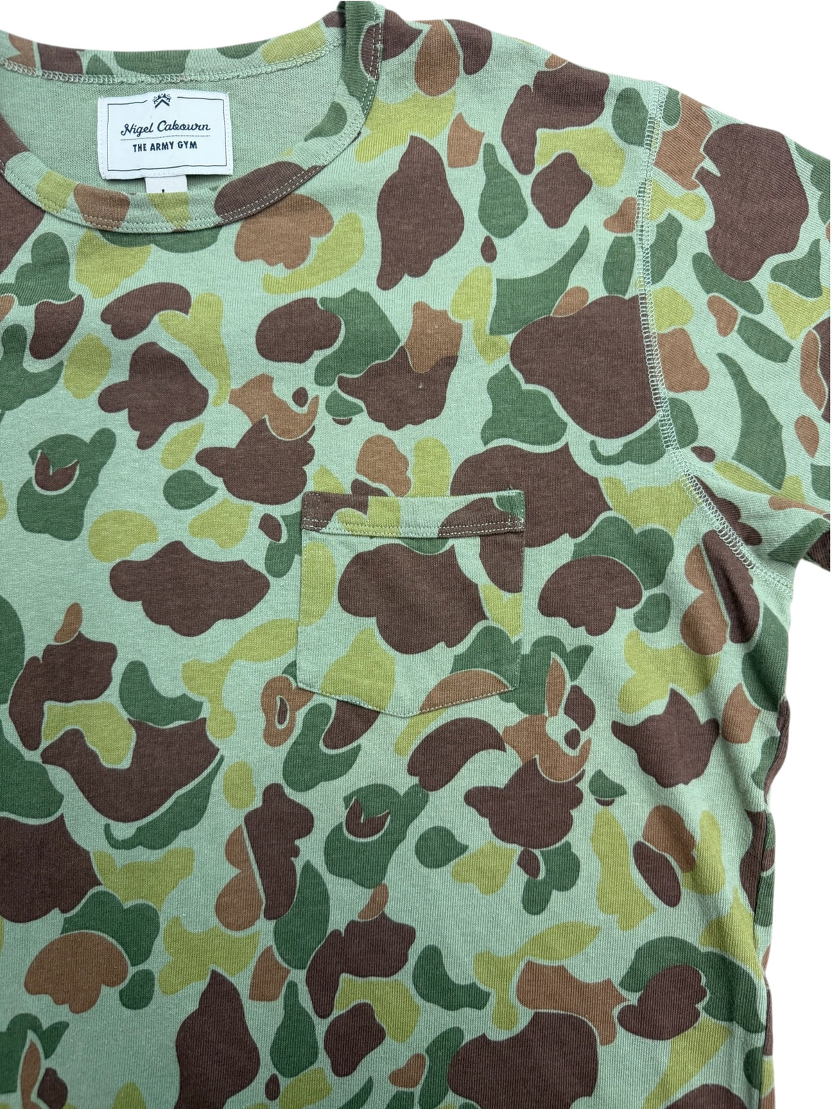 Nigel Cabourn Army Gym Camo T-Shirt