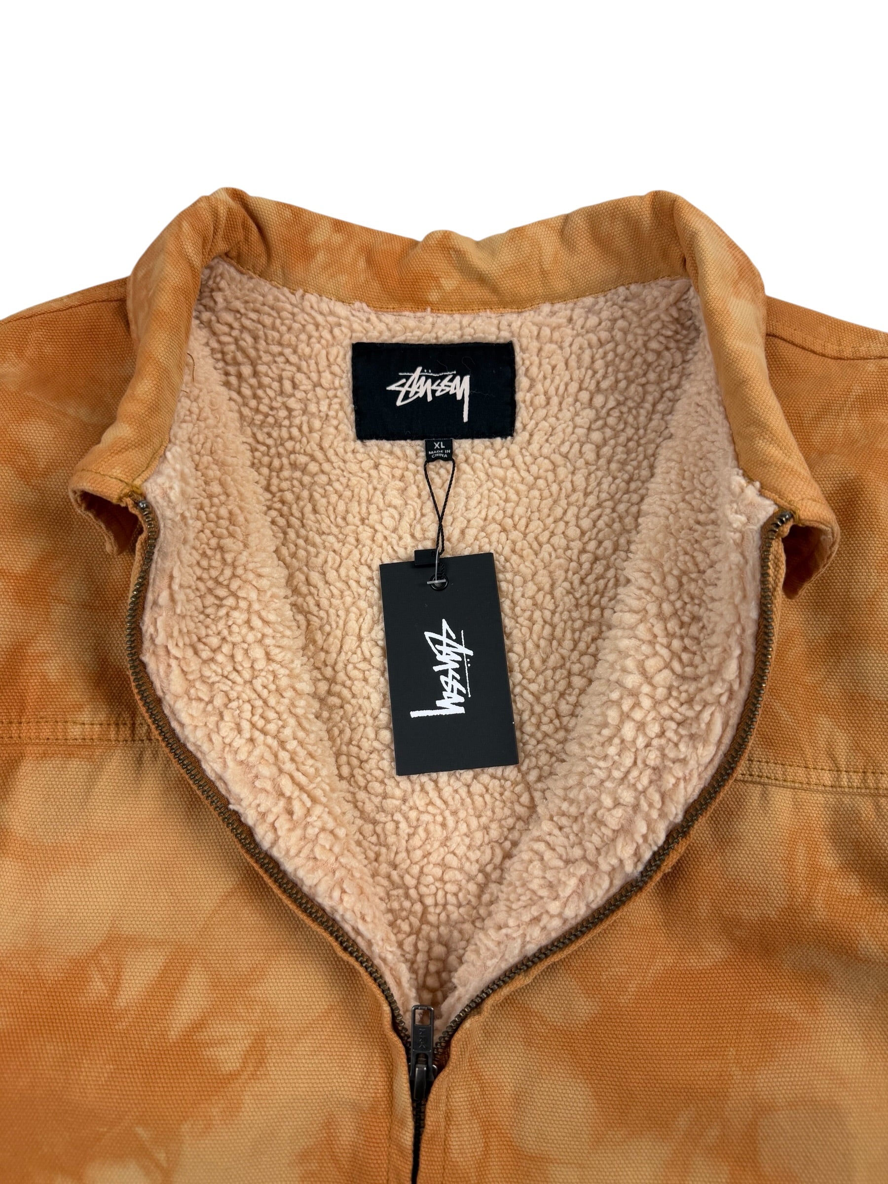 Stussy Shearling Dyed Trucker Jacket