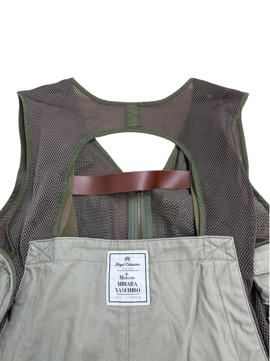 Nigel Cabourn x Maison Mihara Yasuhiro Fisherman Vest Dungarees