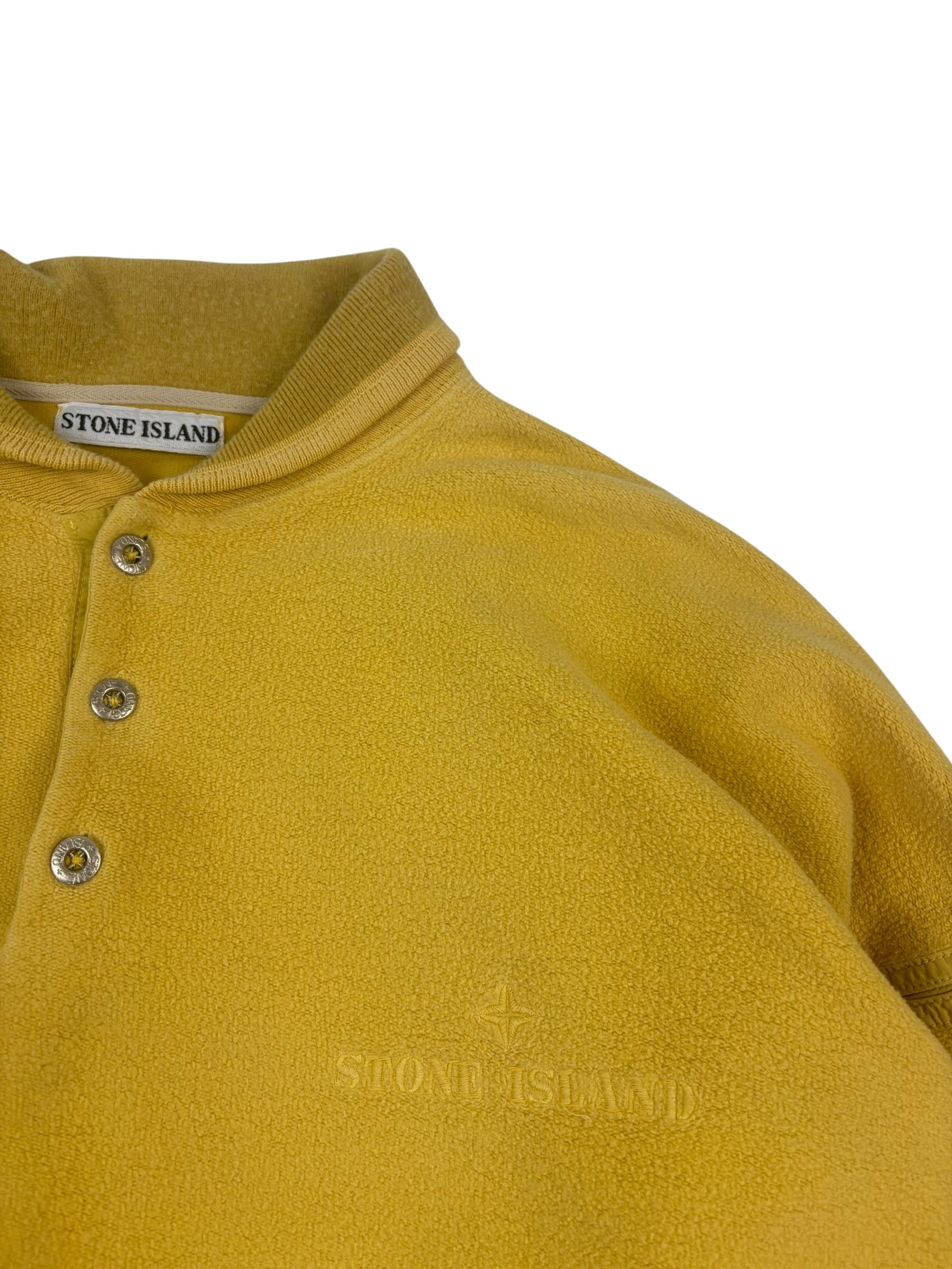 Stone Island SS87 Henley Fleece Pullover