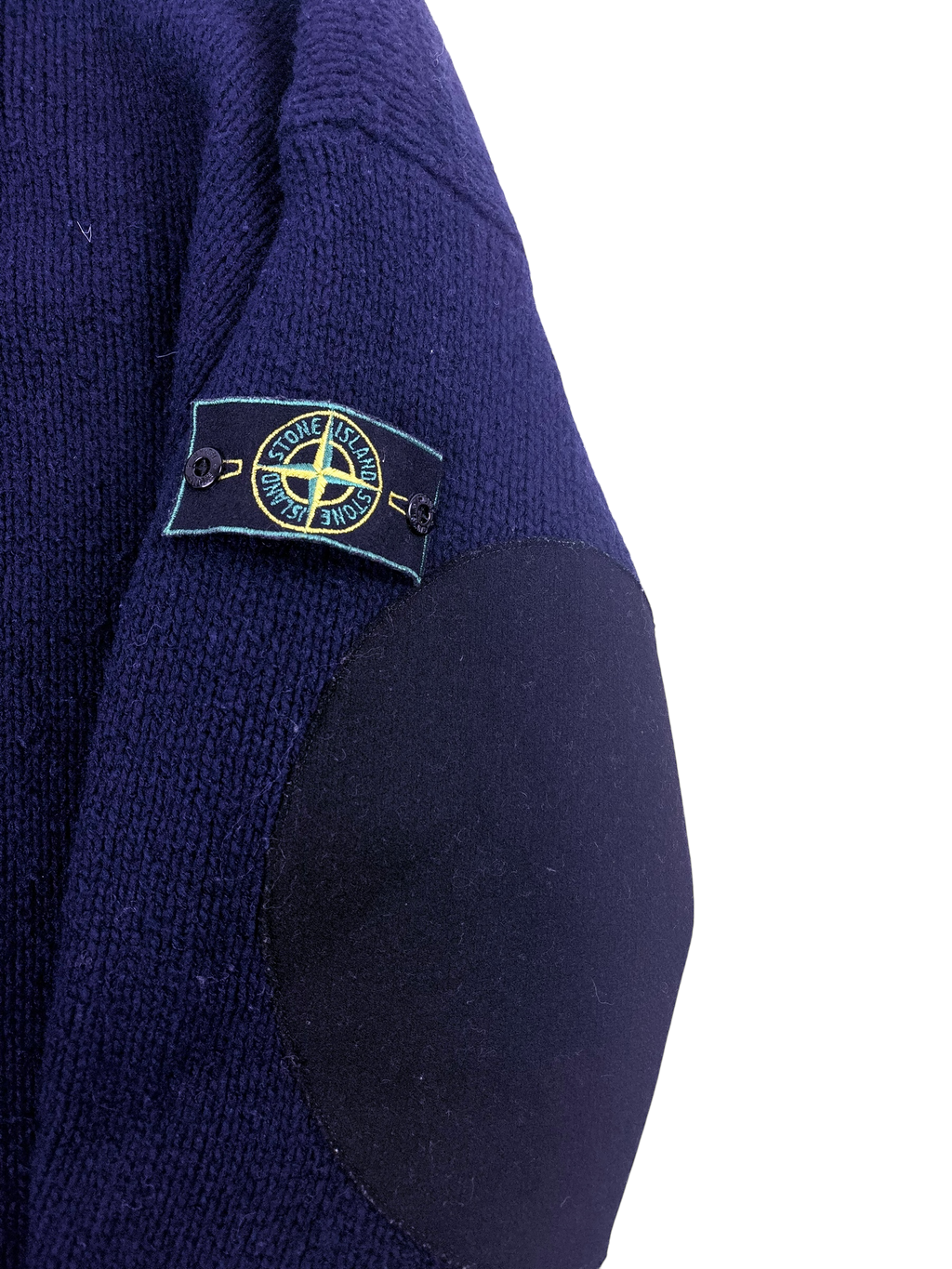 Stone Island 1994 Quarter Zip Knit Pull Over