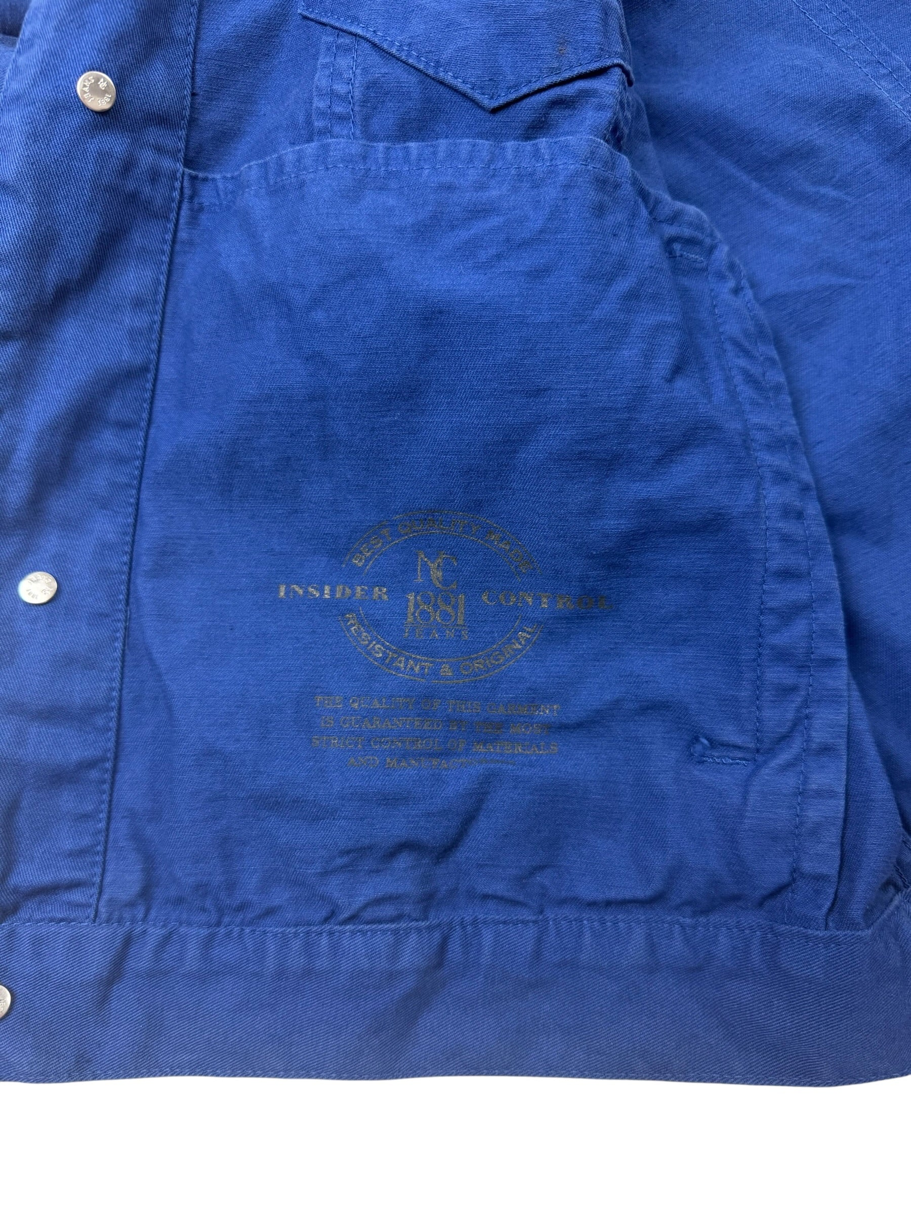 Nino Cerruti 1881 Jeans Trucker Jacket