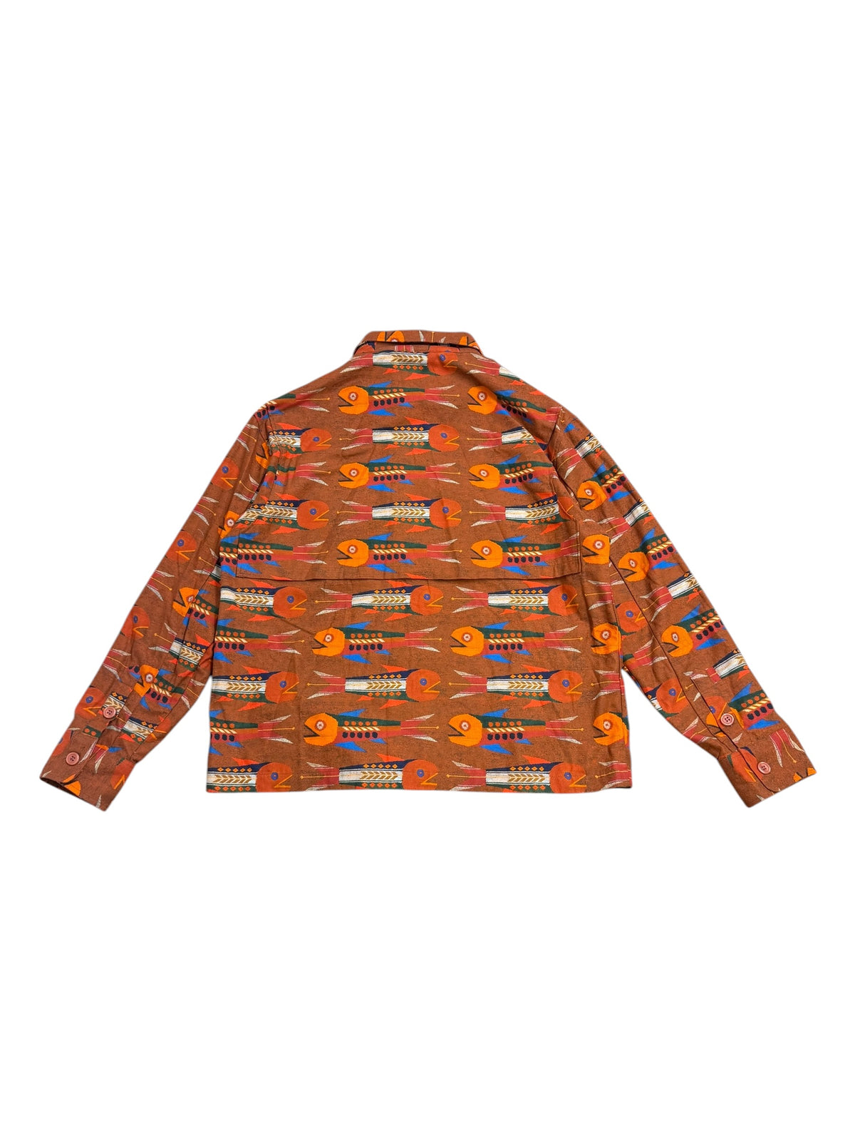 Nigel Cabourn Authentic Aztec Print Overshirt Jacket