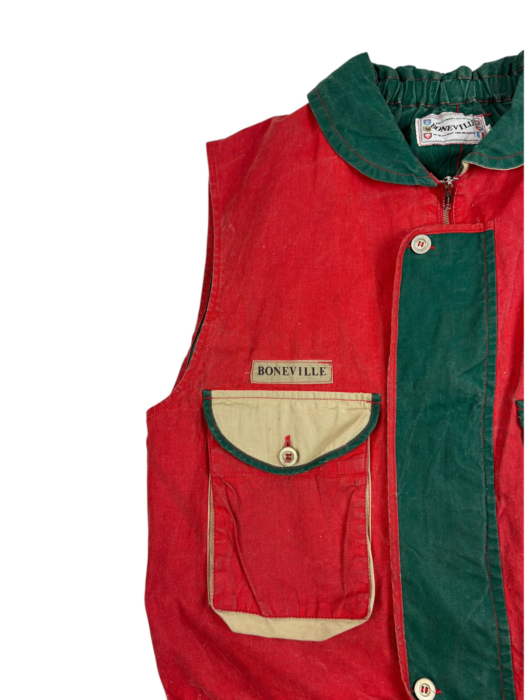 Boneville 1984 Cargo Military Vest