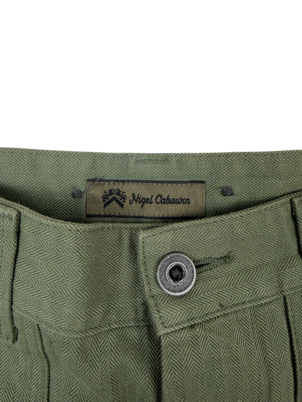 Nigel Cabourn Mainline Herringbone Utility Shorts
