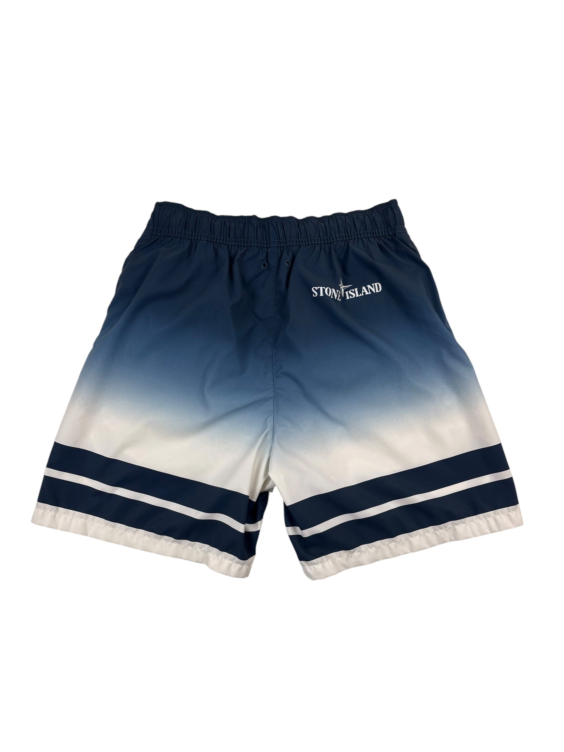 Stone Island Striped Swimming Trunks