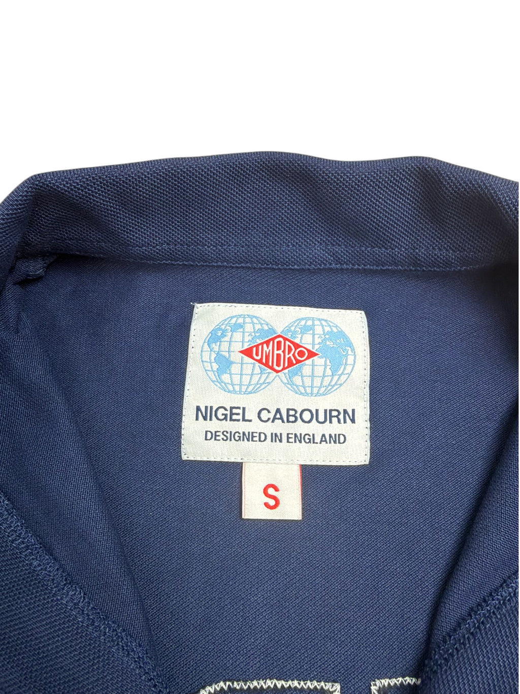 Nigel Cabourn x Umbro Half Zip Polo Shirt