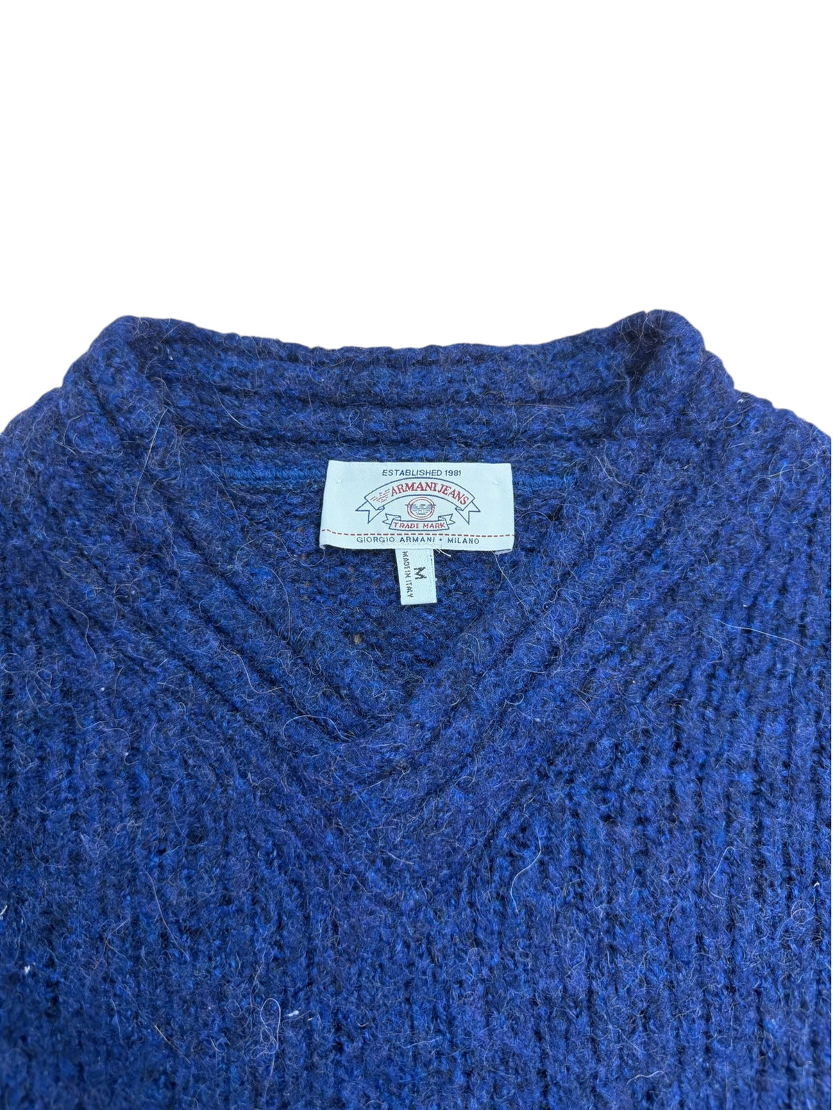 Armani Jeans 90s Knitted Wool Jumper