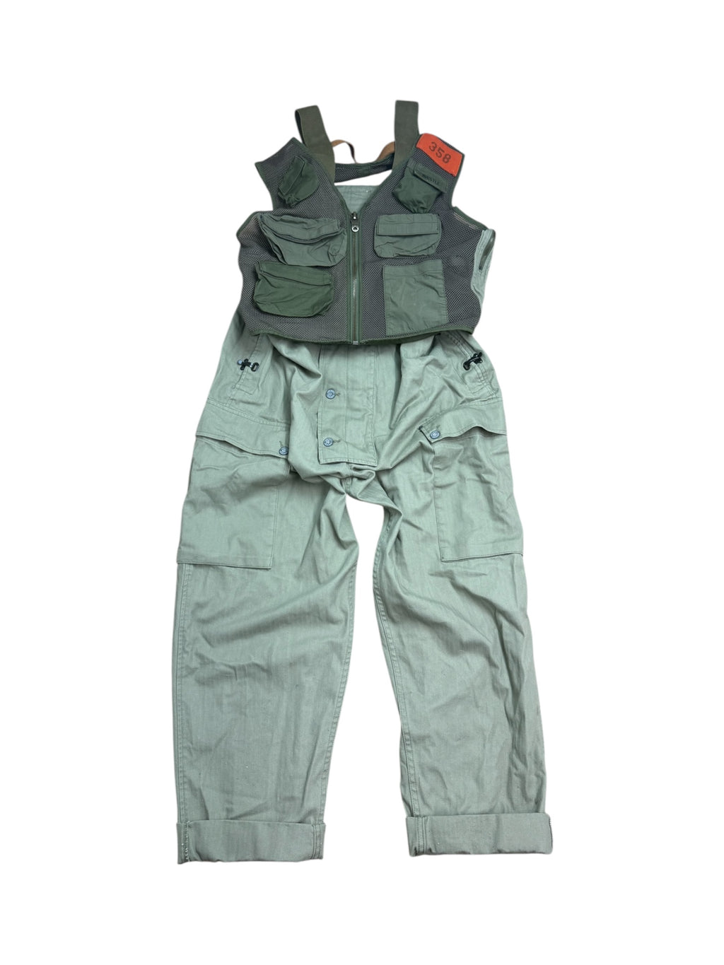 Nigel Cabourn x Maison Mihara Yasuhiro Fisherman Vest Dungarees