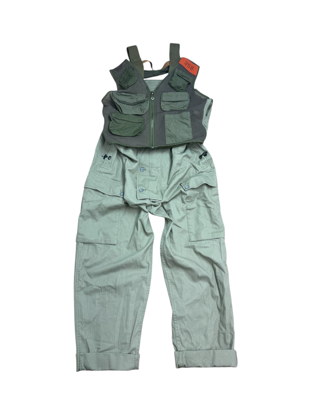 Nigel Cabourn x Maison Mihara Yasuhiro Fisherman Vest Dungarees