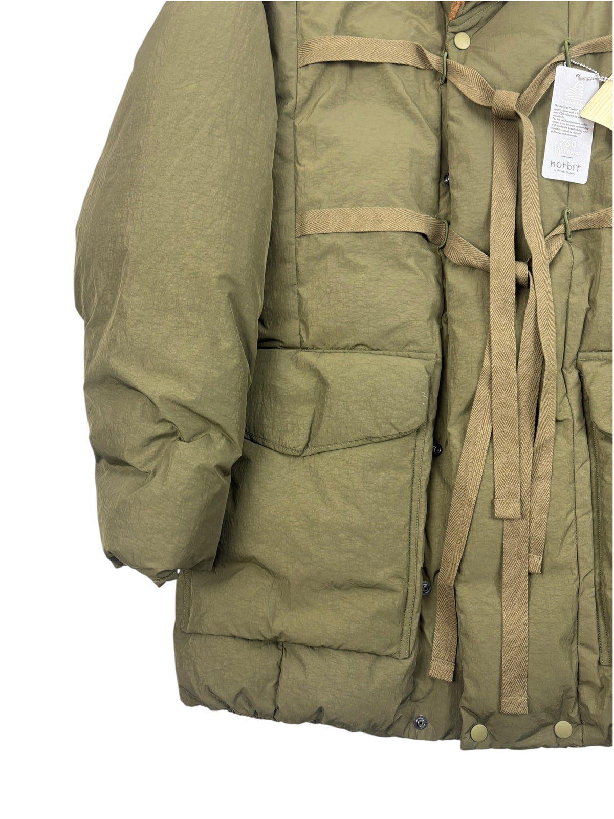 Norbit by Hiroshi Nozawa Shawl Collar Boa Down Jacket