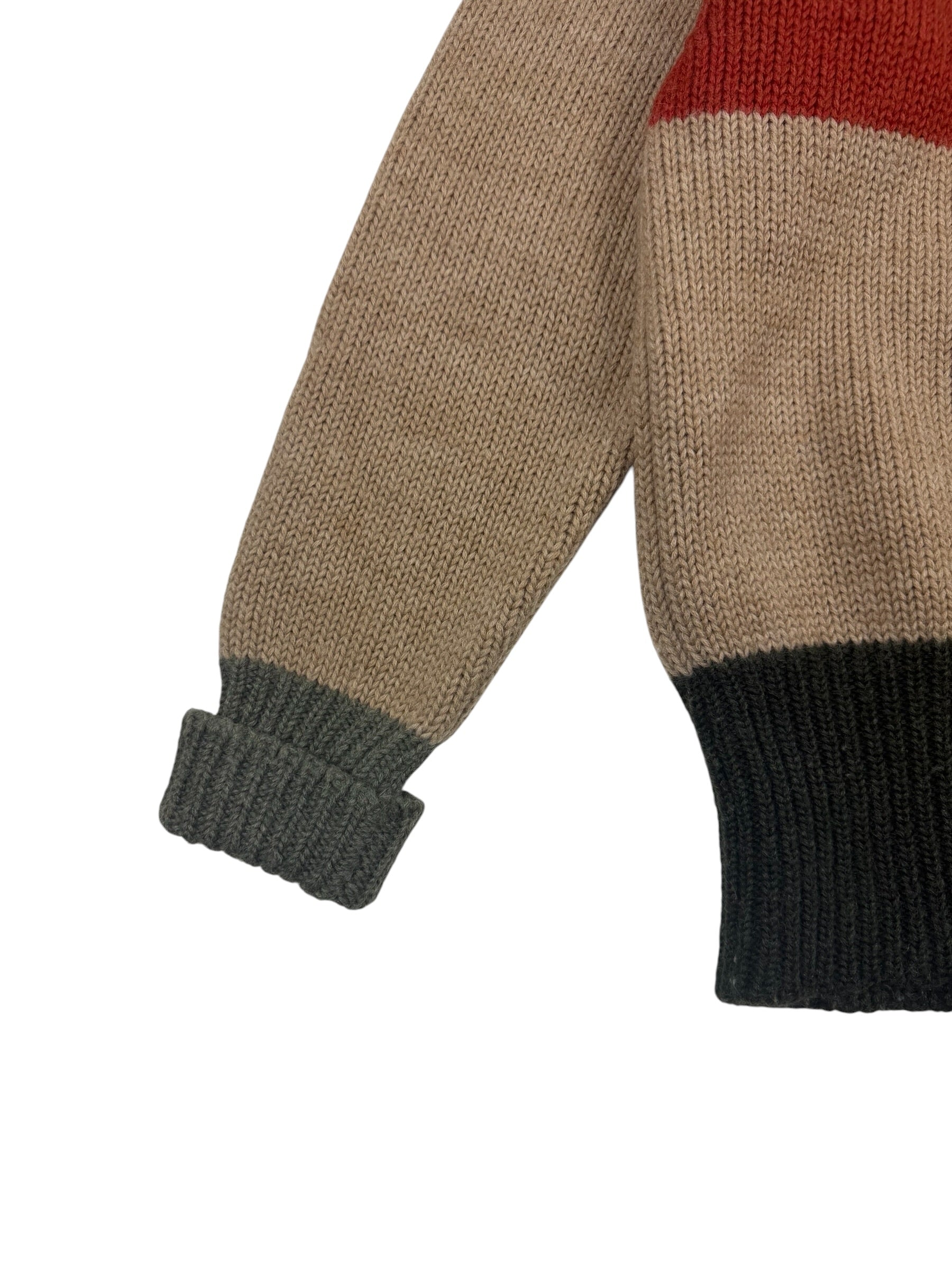 Nigel Cabourn Authentic Wool Roll Neck Knit