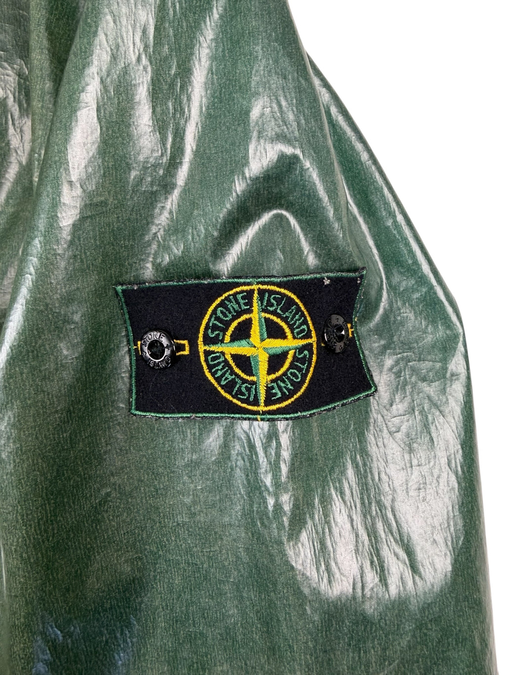 Stone Island 1990 Glazed Silk Trench Coat