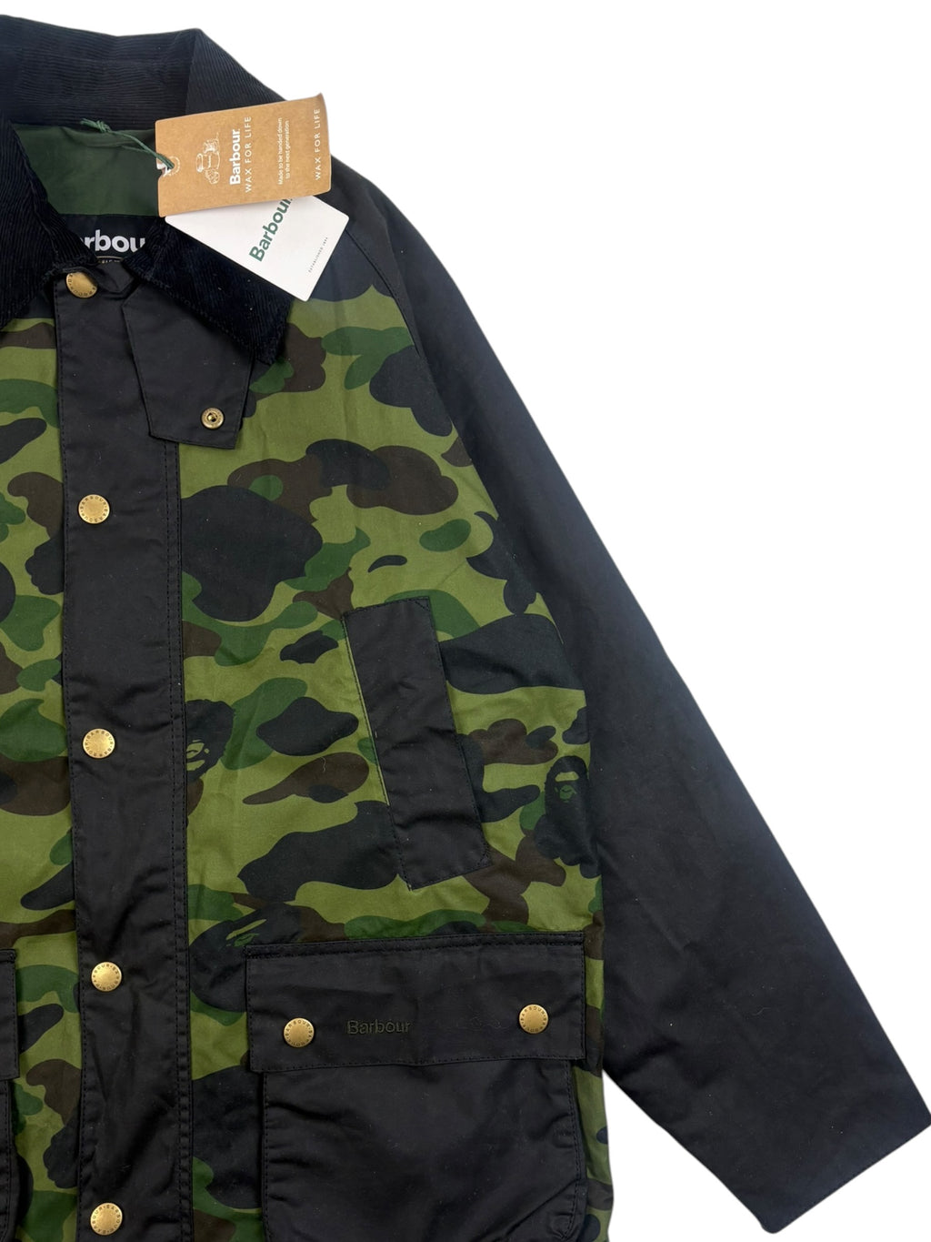 Barbour x A Bathing Ape Bedale Wax Jacket
