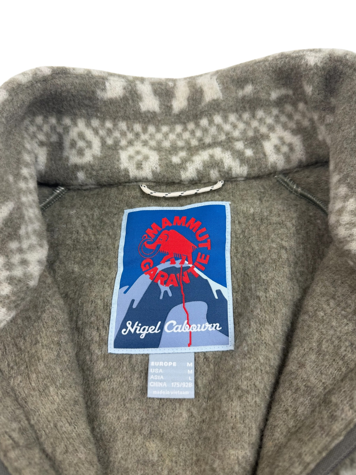 Nigel Cabourn x Mammut Direttissima Wool Midlayer Jacket