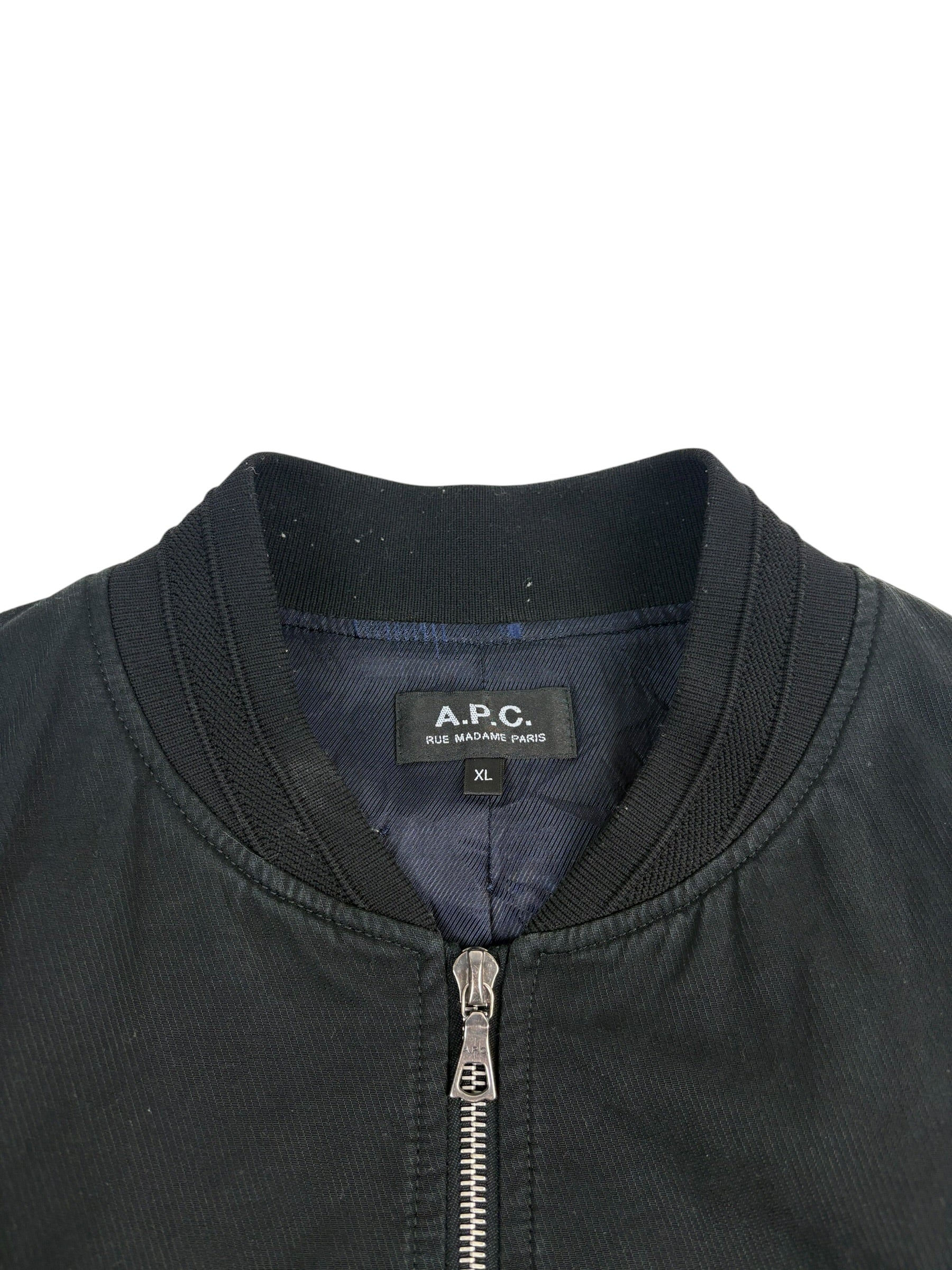 A.P.C Black Bomber Jacket