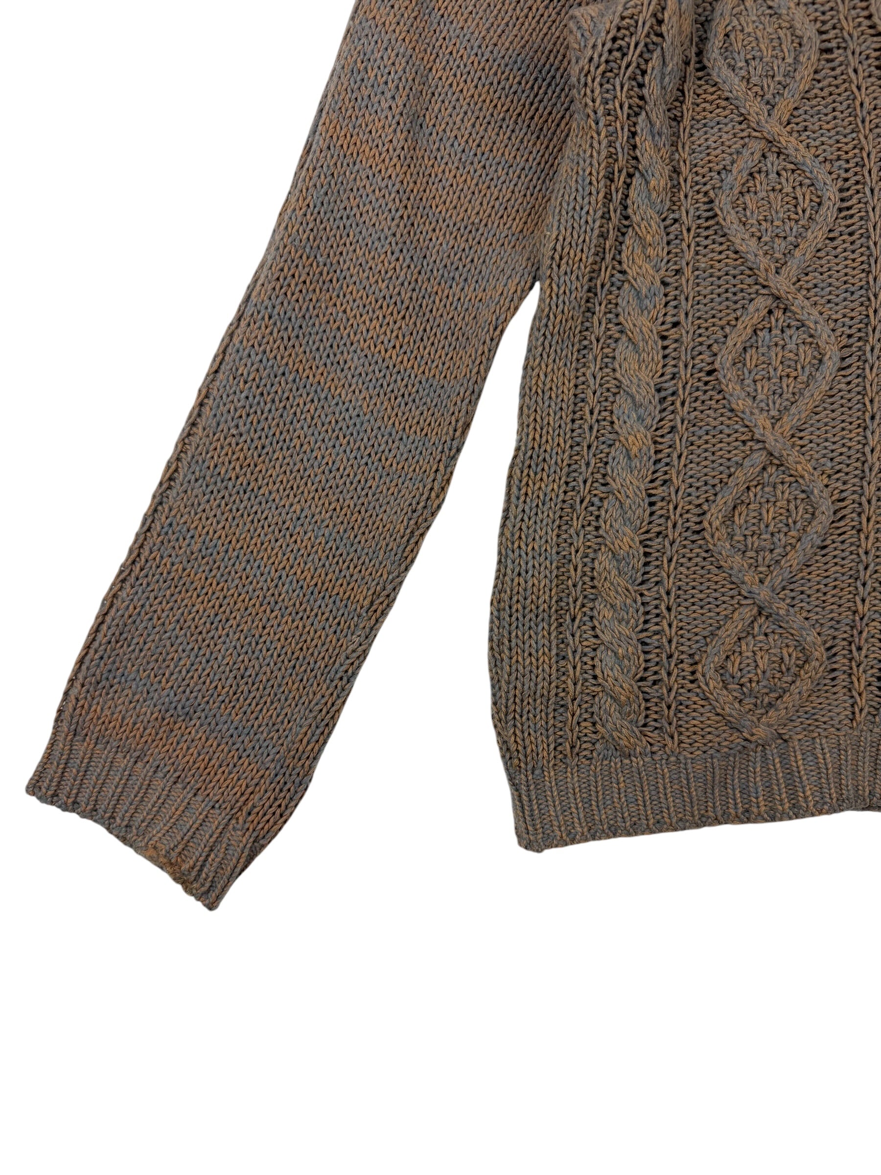 C.P. Company 80s V-Neck Cable Knit Sweater