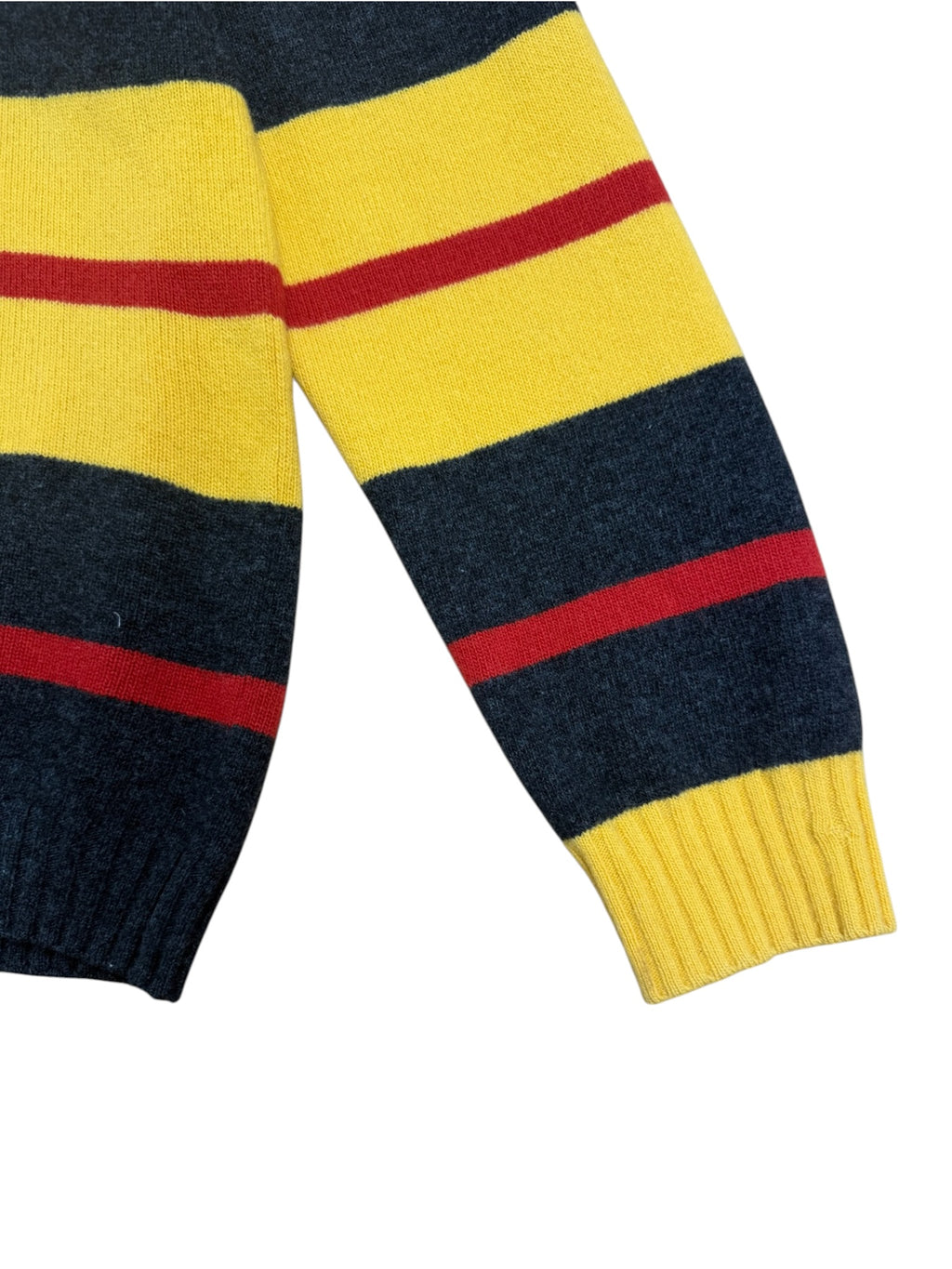 Iceberg 90s Striped Wool Rugby Jumper
