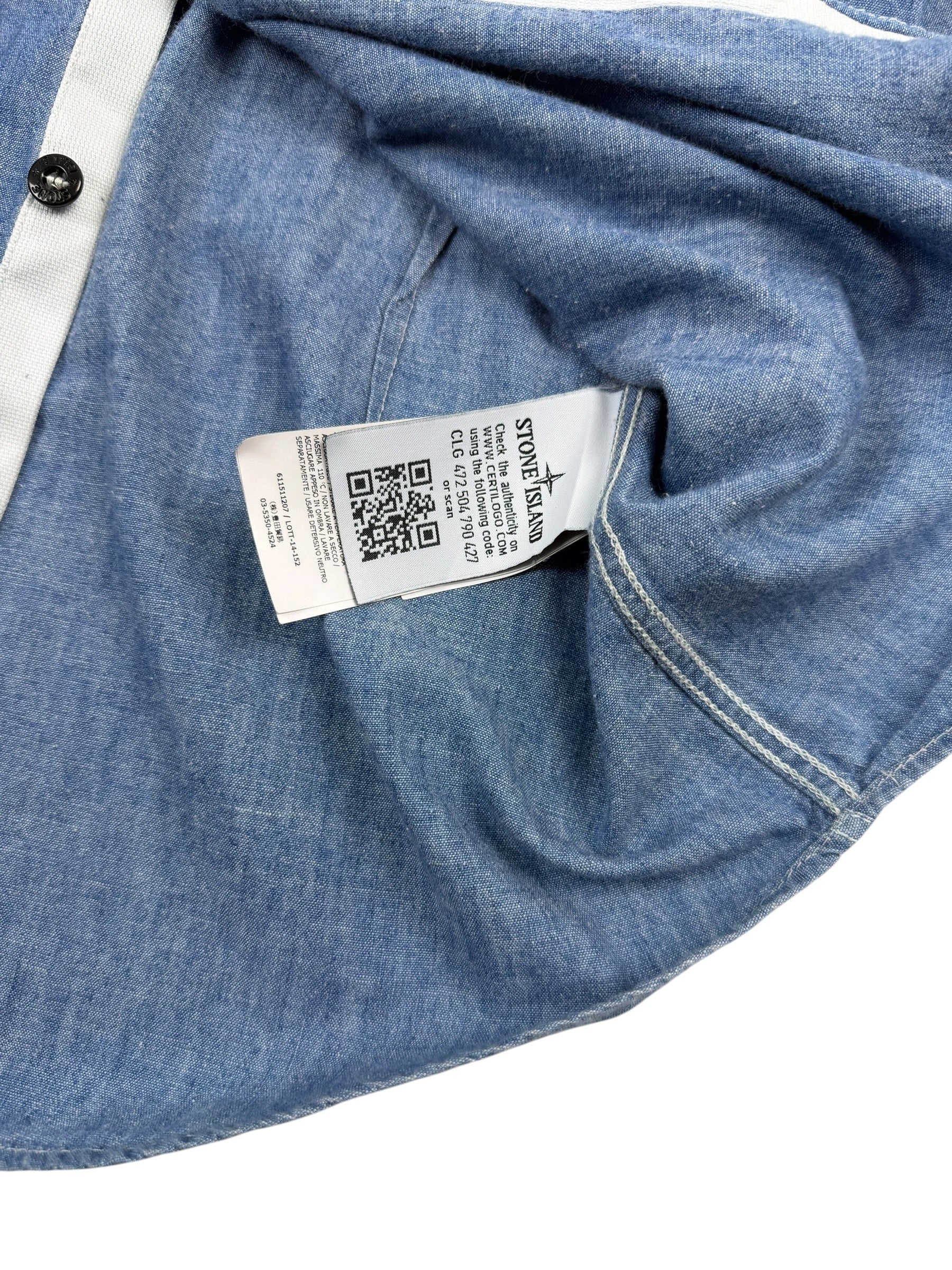 Stone Island SS15 Chambray Pocket Shirt