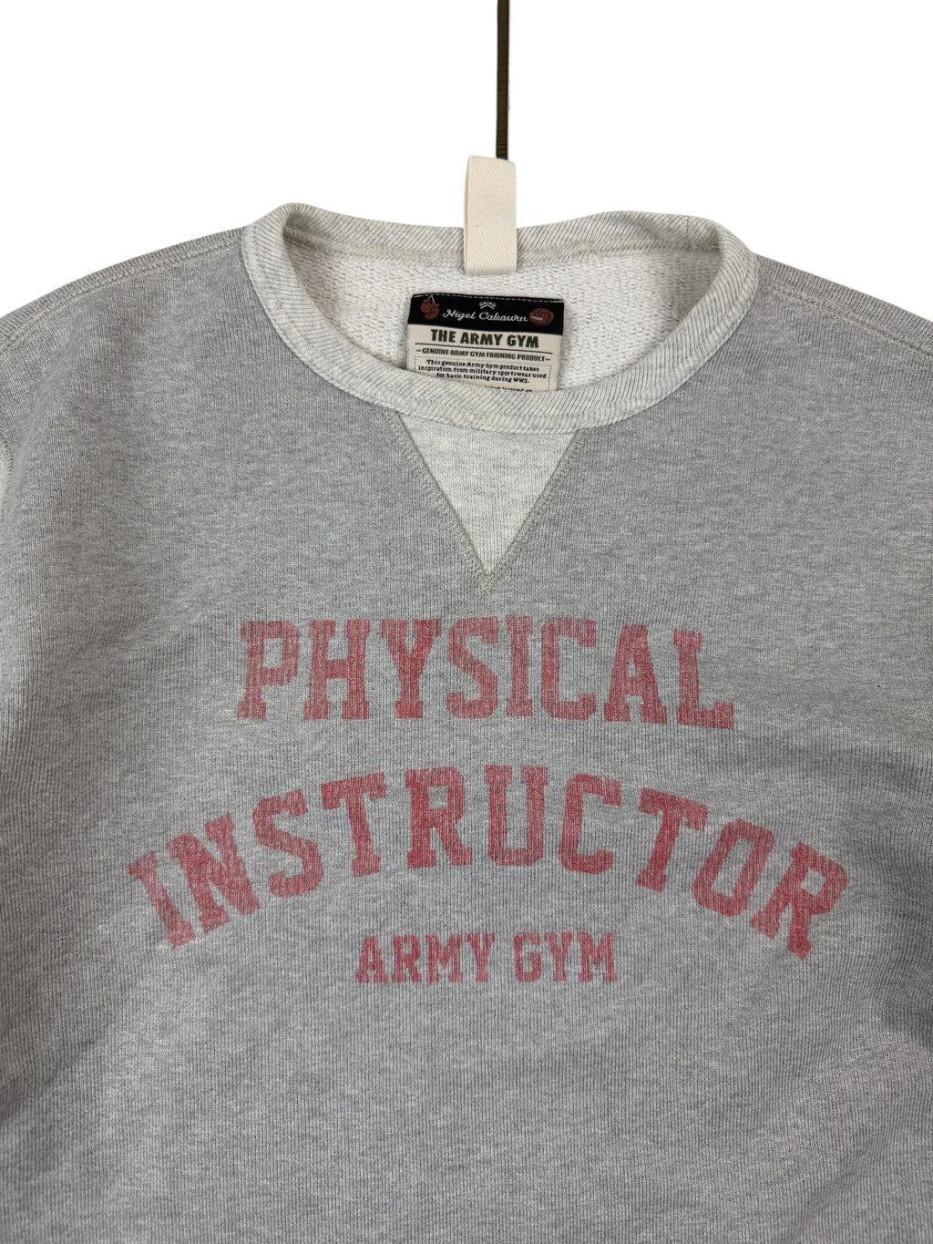 Nigel Cabourn Army Gym Printed Mélange Sweatshirt