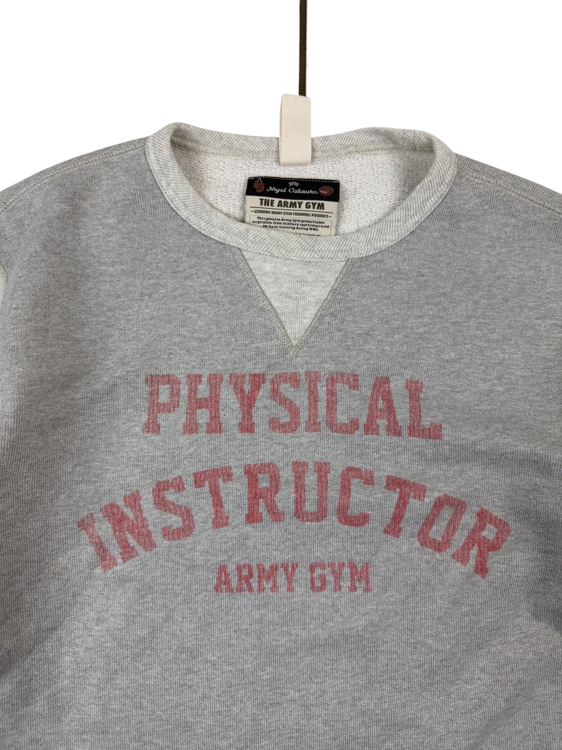 Nigel Cabourn Army Gym Printed Mélange Sweatshirt