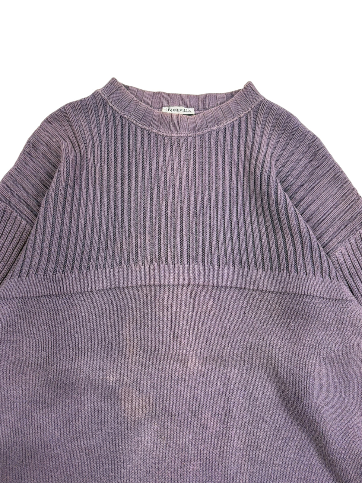 Boneville SS88 Naval Ribbed Knit Jumper