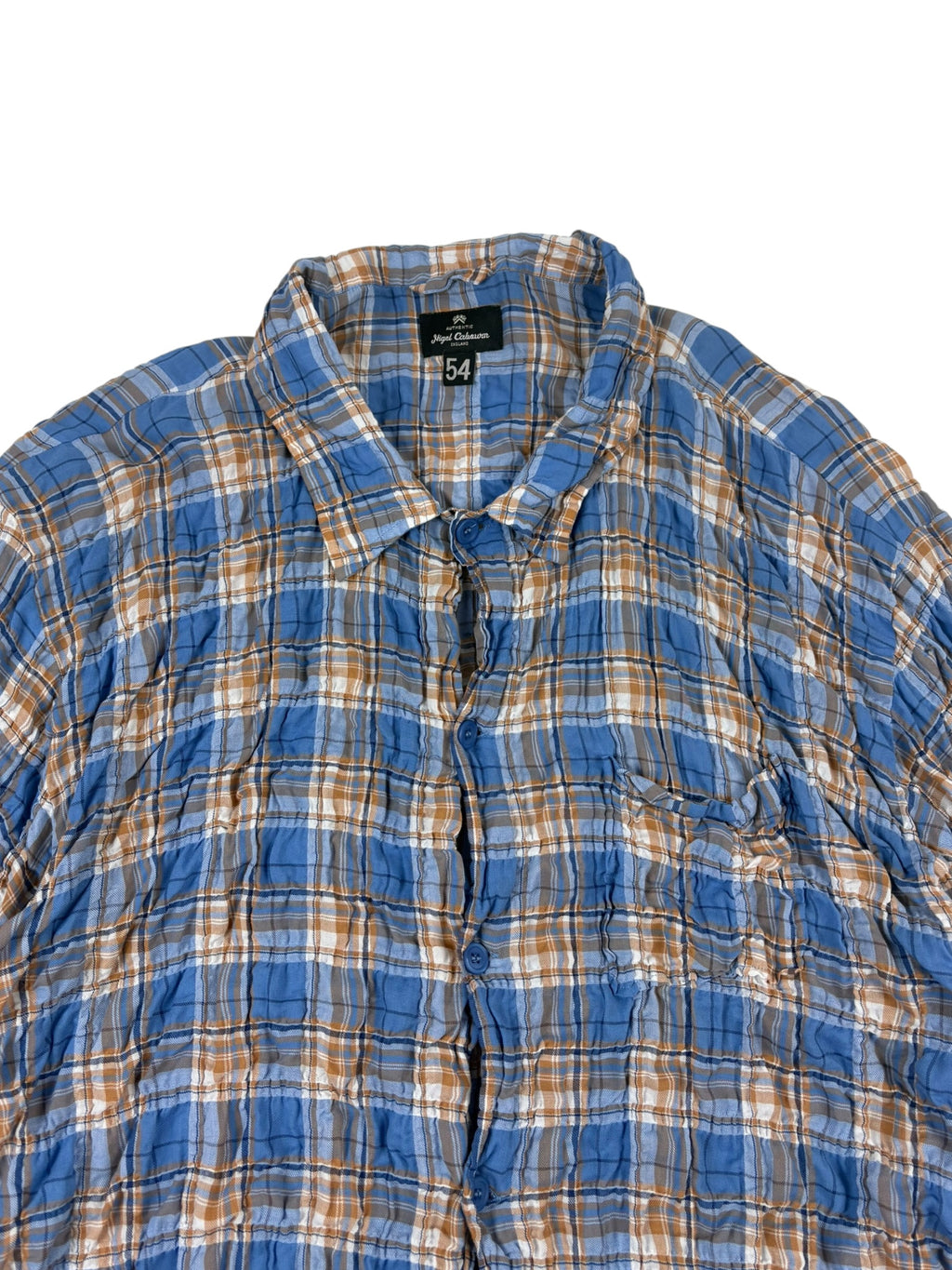 Nigel Cabourn Authentic Frankie Seersucker Shirt